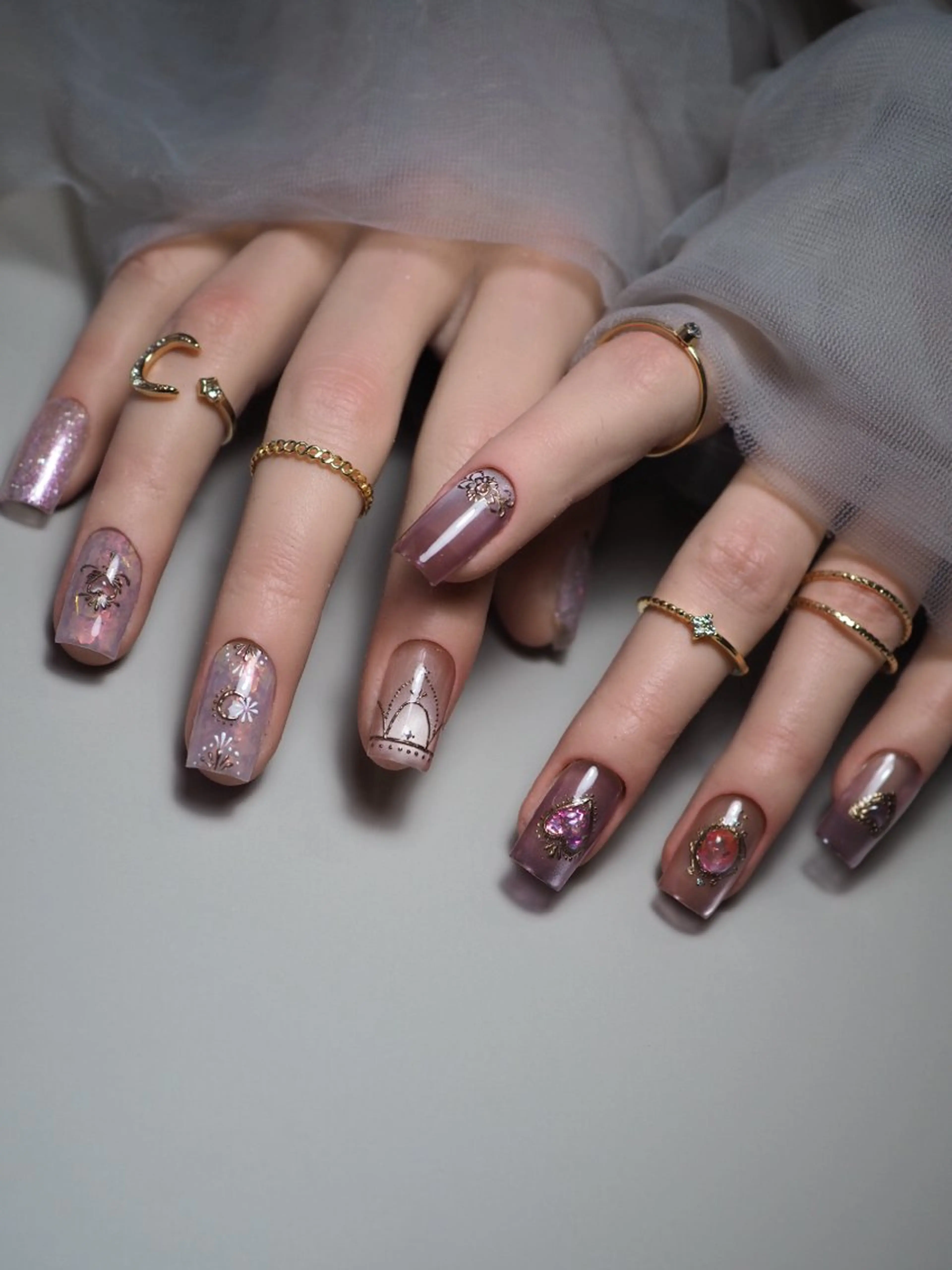 ネイル なんば7nail YUZUHAのネイルデザイン