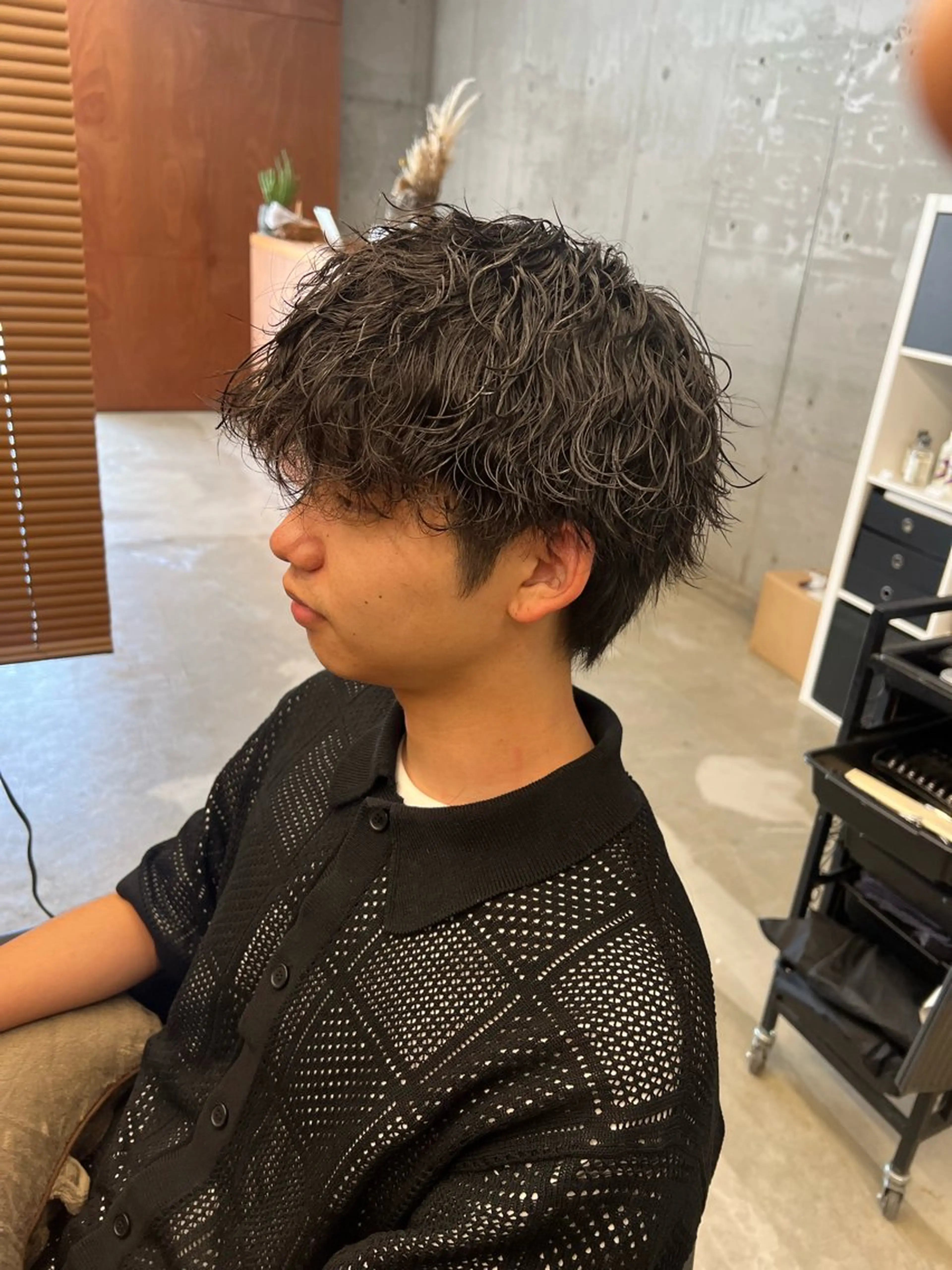 【メンズ人気No.1パーマ】カット＋パーマ＋眉カット 14,650円の写真