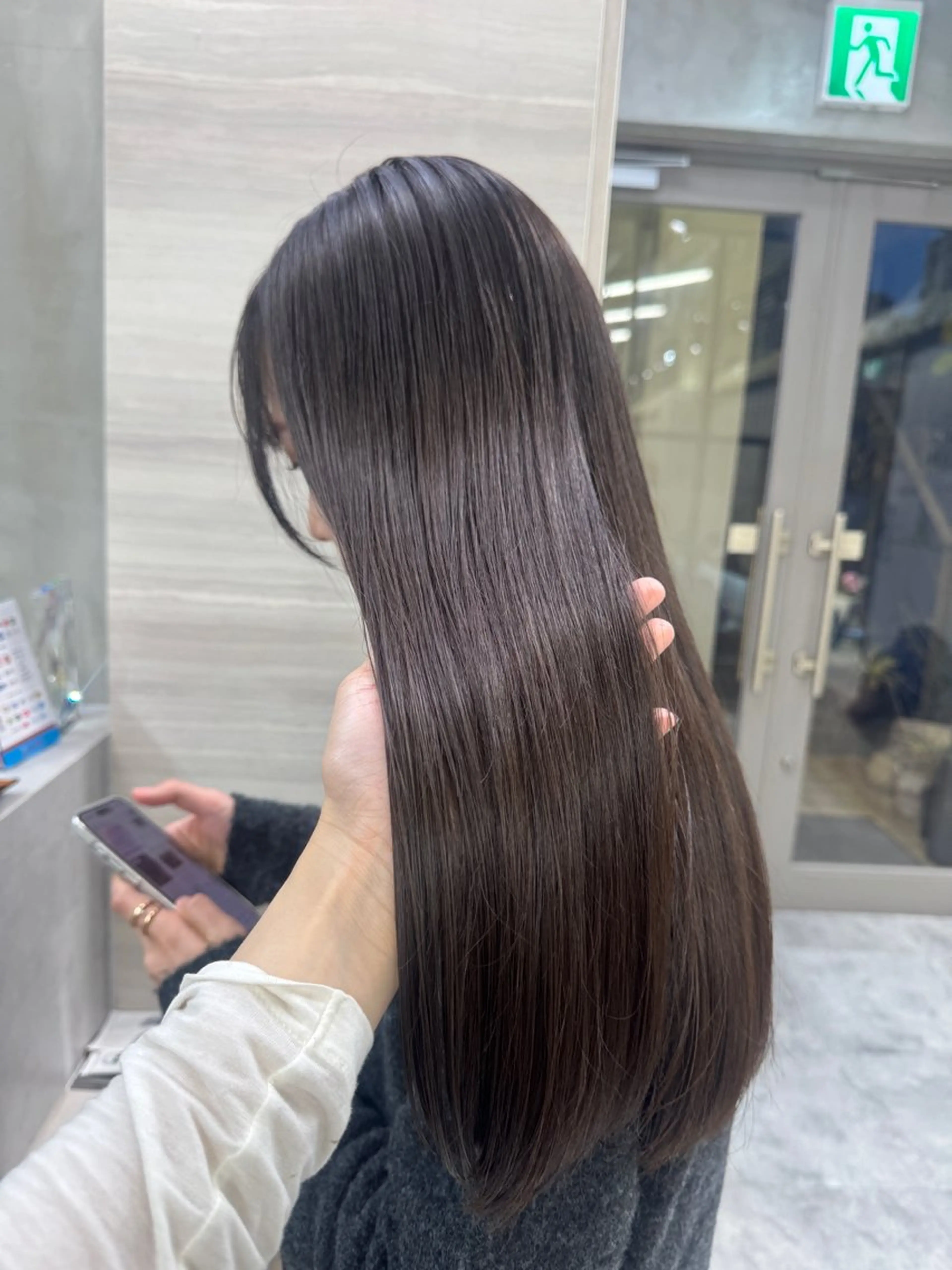 ロング トリートメント 酸性ストレート 🍈yurina 福岡/パーマ🍈のヘアスタイル