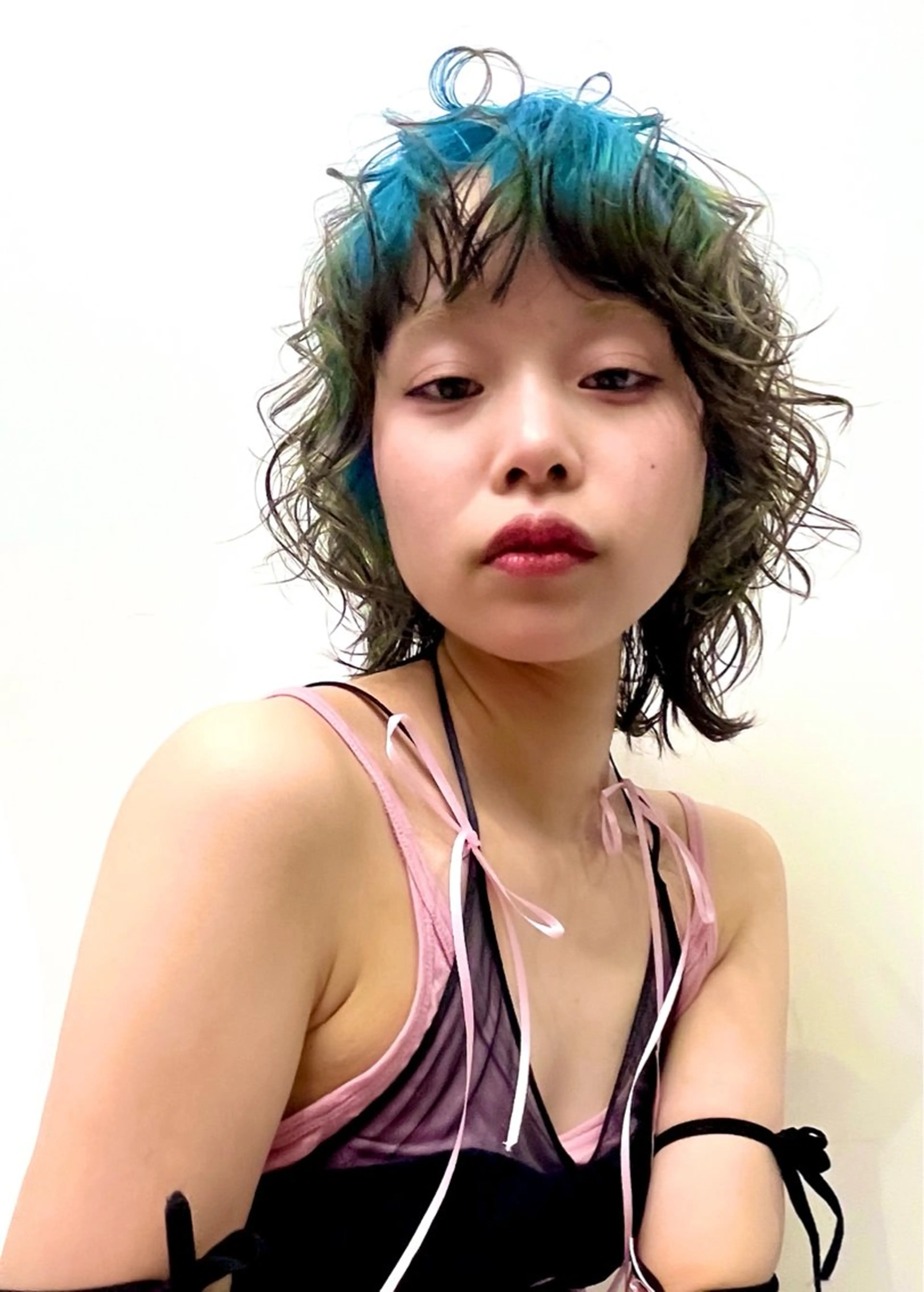 ミディアム ヘアカラー 似合わせパーマ/ 山本銀次郎のヘアスタイル