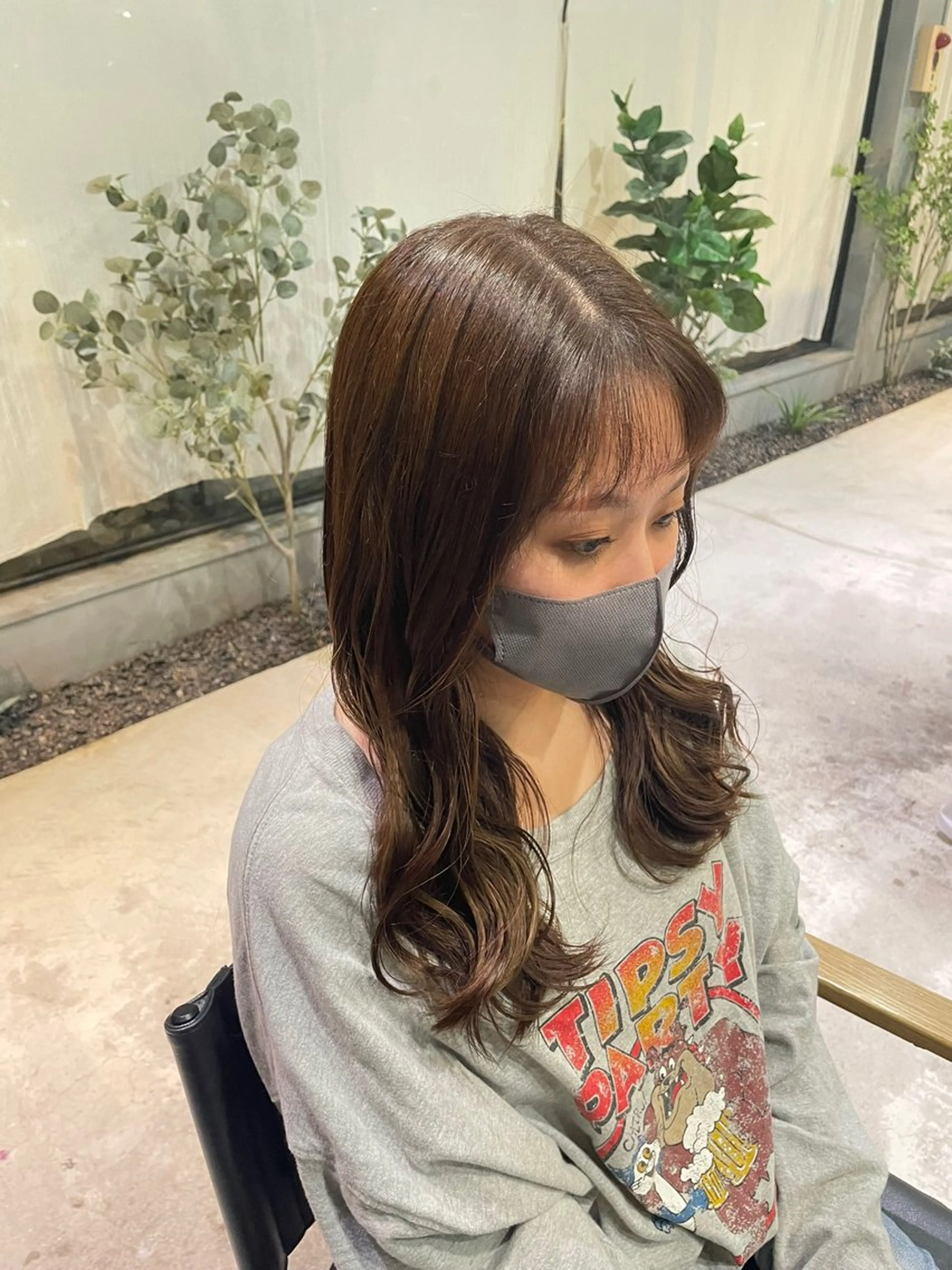 ロング カラー 艶髪/透明感カラー/ 韓国/nonokaのヘアスタイル