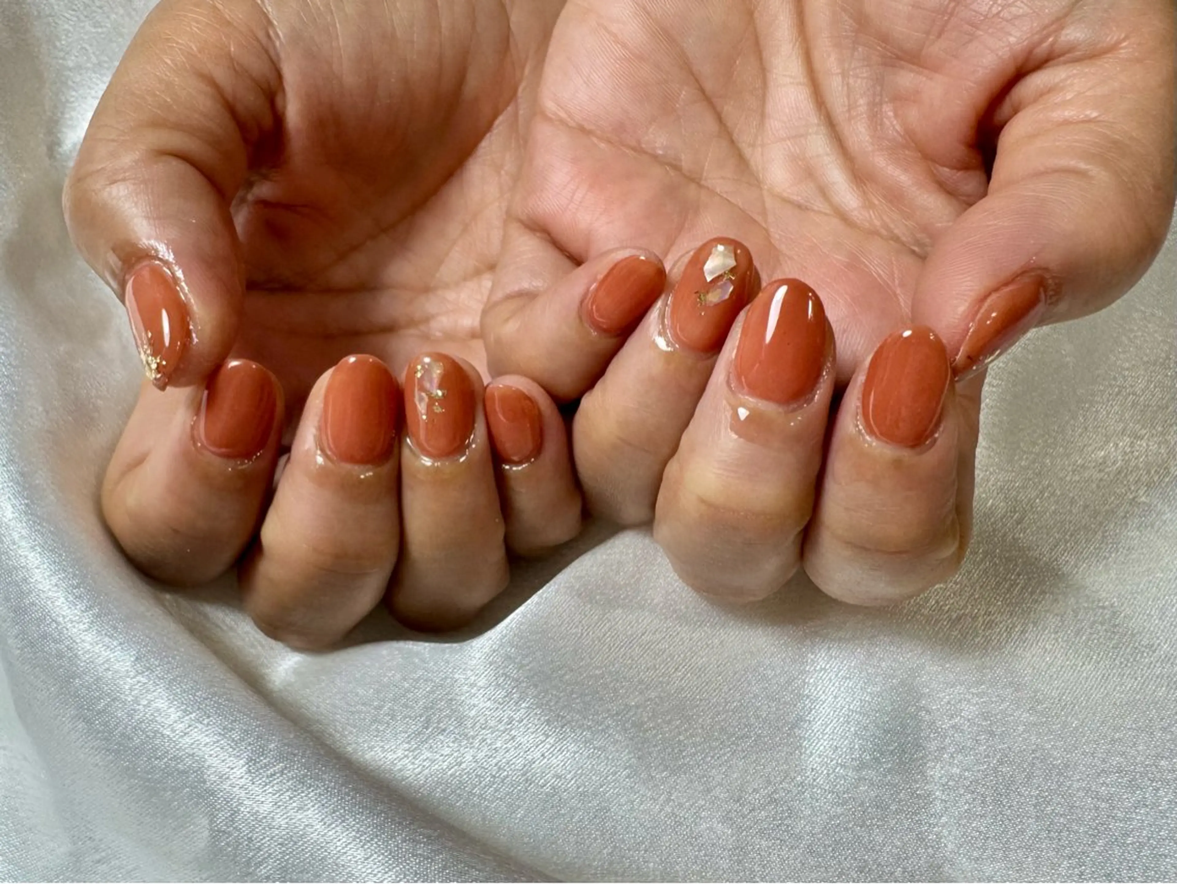 ネイル オーロラネイル 桜ネイル フラワーネイル フットネイル フレンチネイル ハンドネイル kikinail 溝の口のネイルデザイン