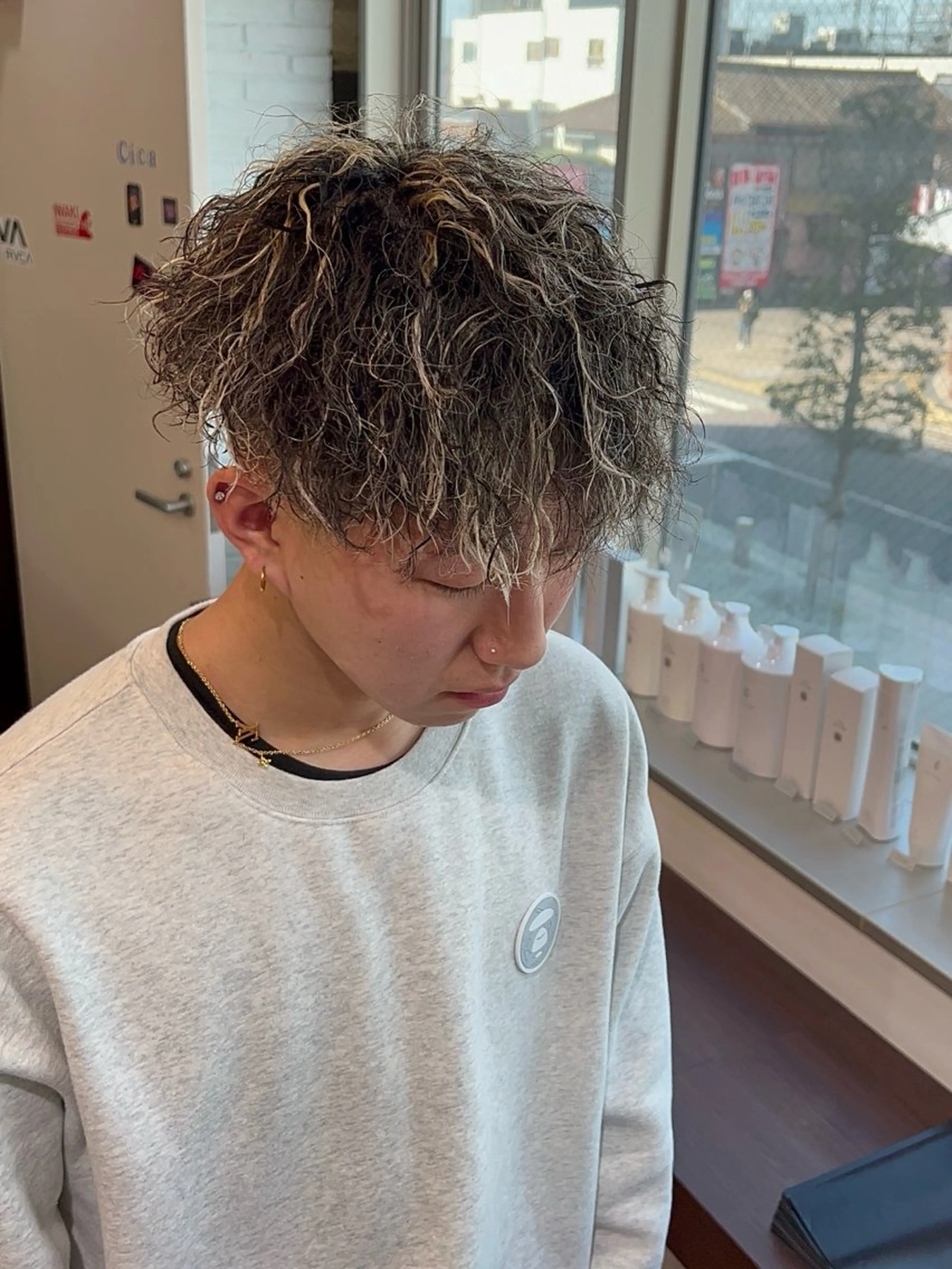 カラー パーマ メンズ Hazu 【パーマ特化美容師】のヘアスタイル