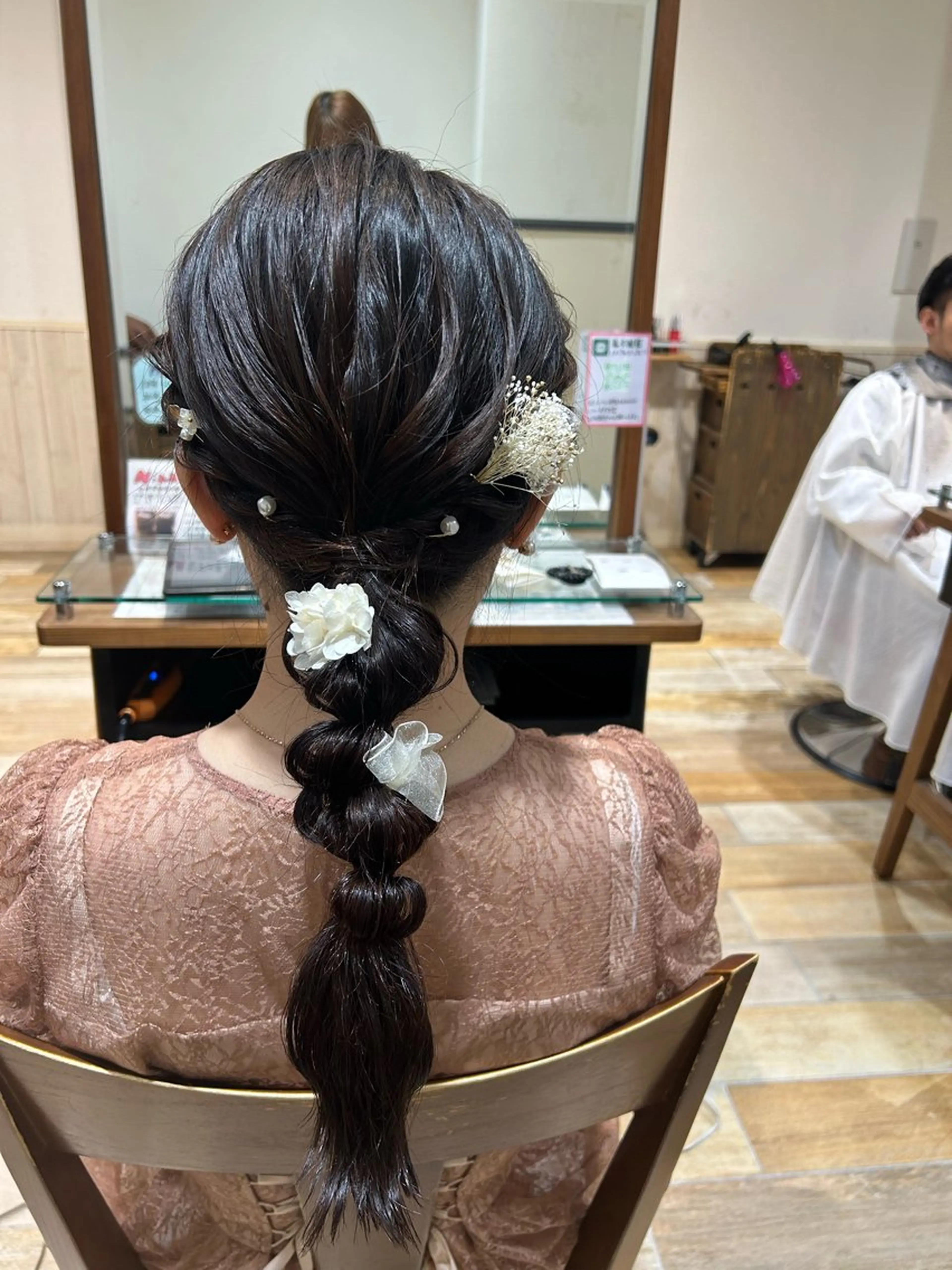 ヘアアレンジ ヘアセット 須藤 向日葵のヘアスタイル