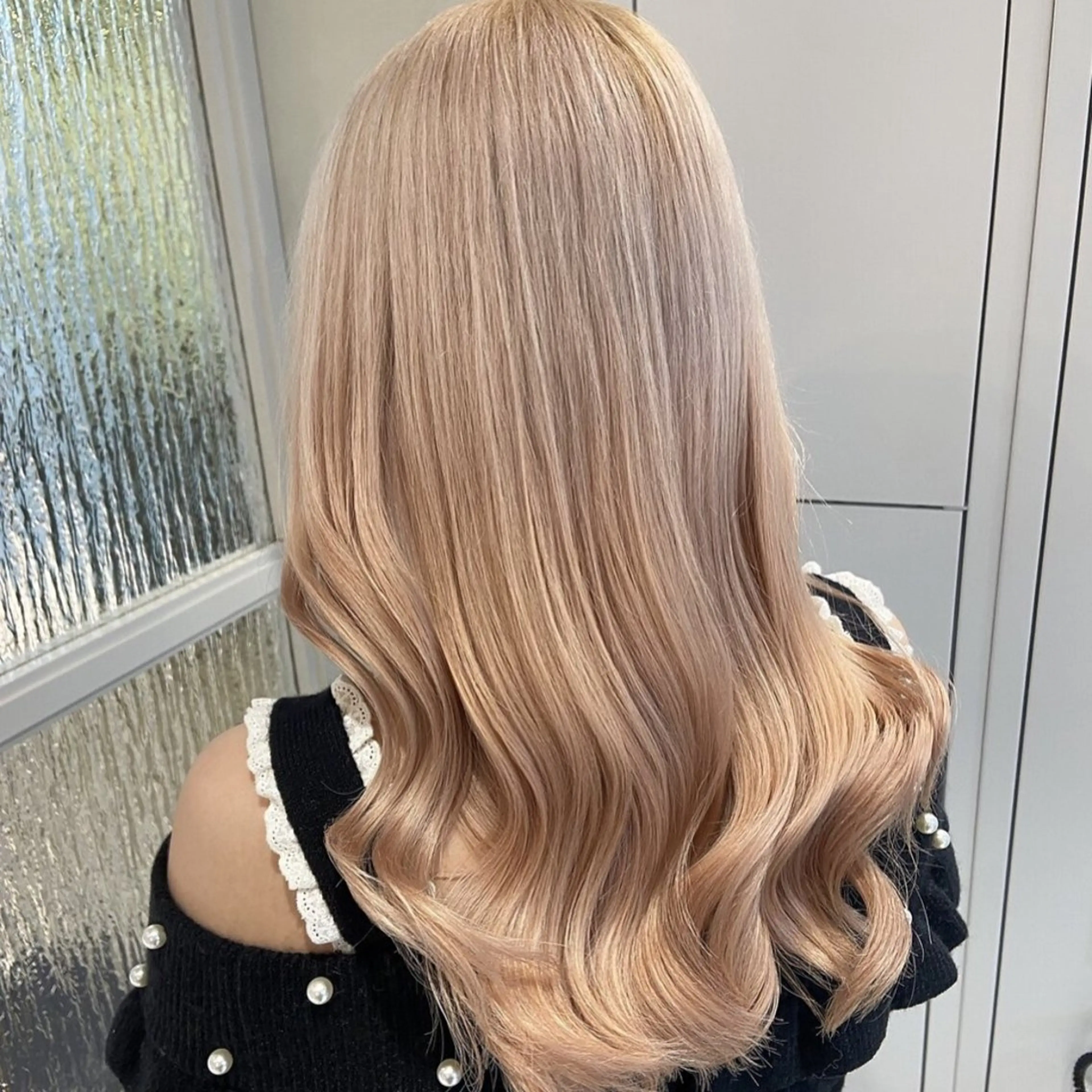 ロング カラー ブリーチ ハイトーンカラー 💖ブリーチ/暖色 𝐘𝐮𝐢💖のヘアスタイル