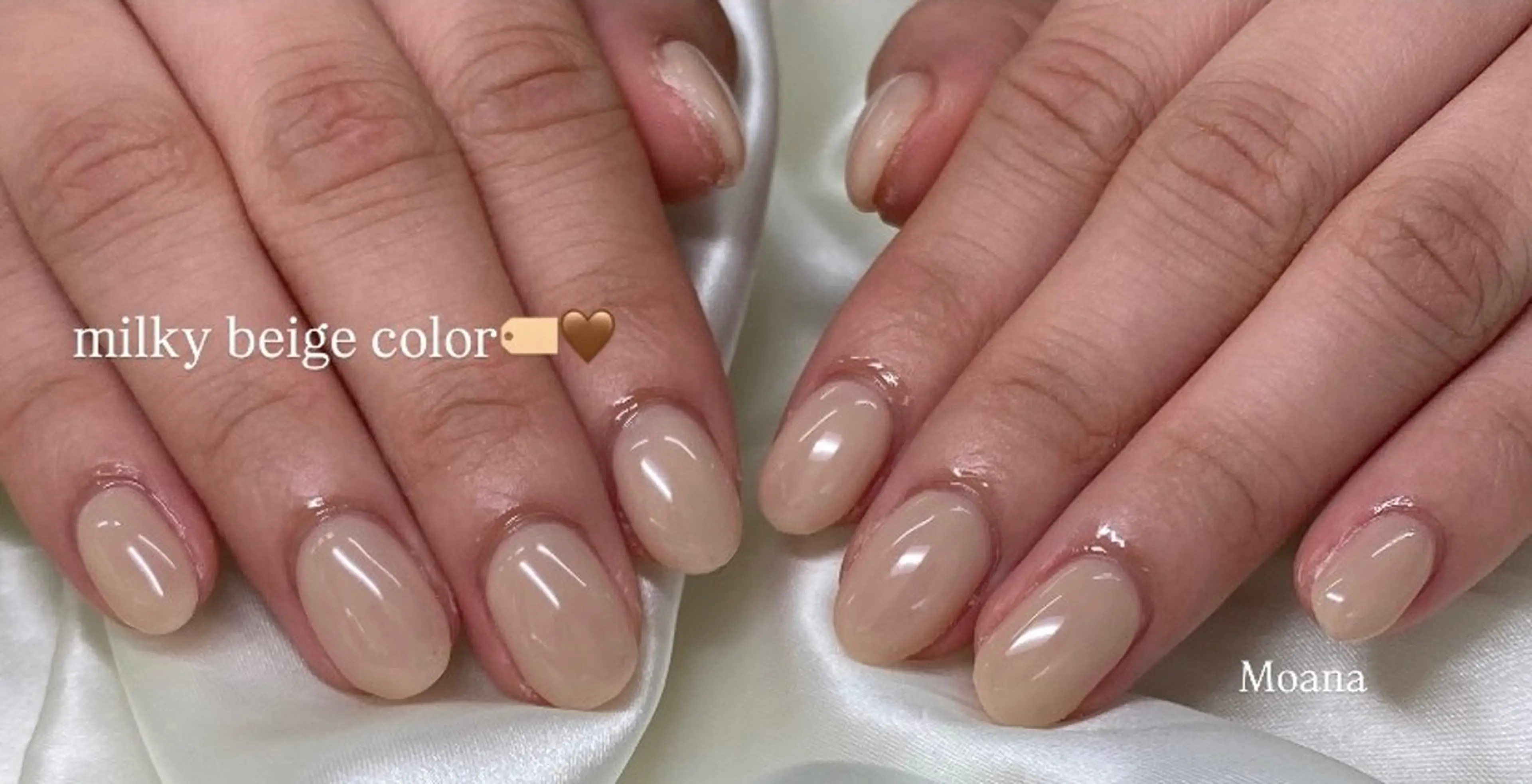 ネイル 韓国ネイル ワンカラーネイル 春ネイル ハンドネイル Moana manamiのネイルデザイン