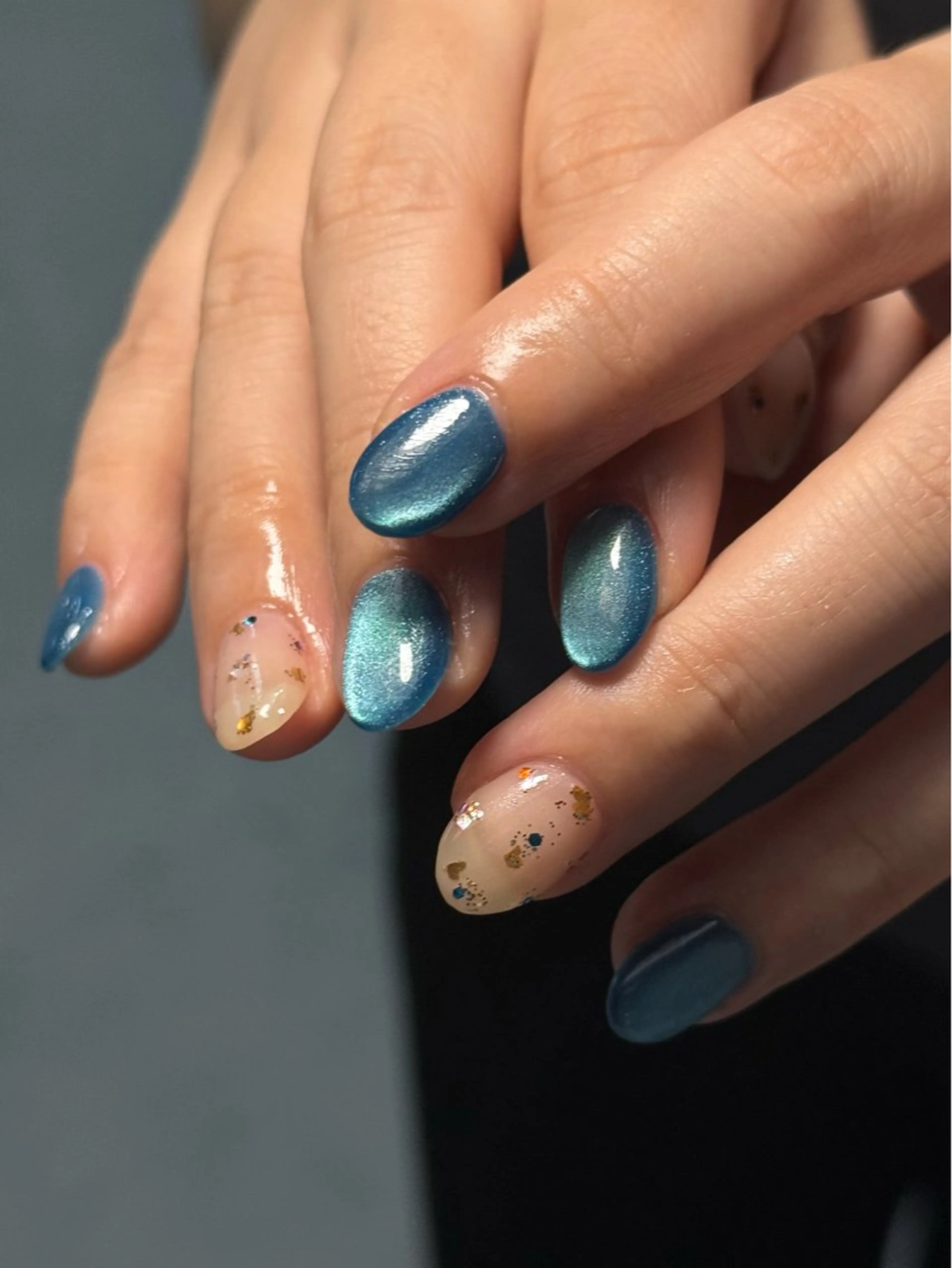 ネイル キラキラネイル オフィスネイル MISATO ネイリスト福岡/薬院のネイルデザイン