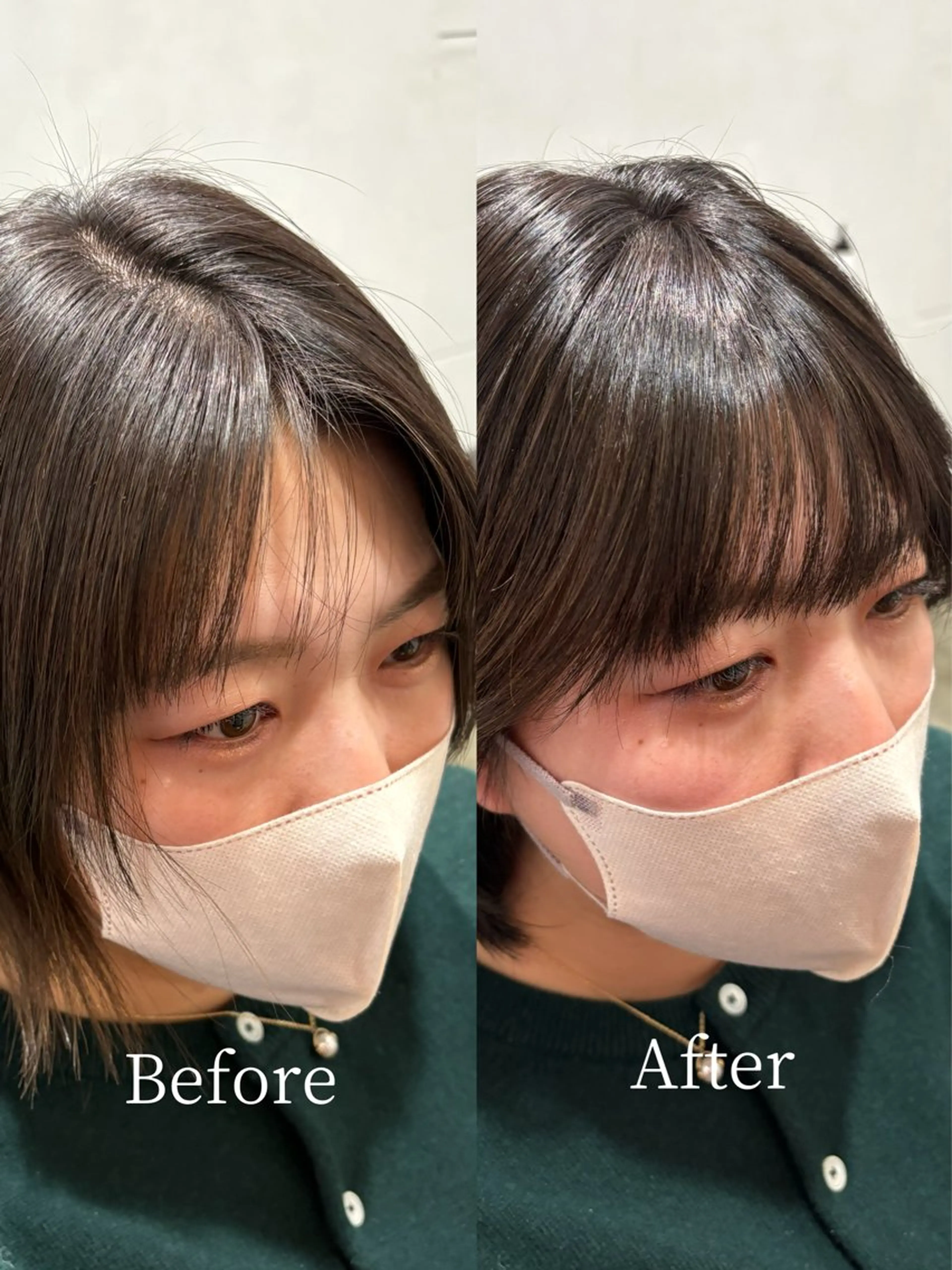 ショート パーマ カット パーマ 縮毛矯正 【お洒落パーマ】 Elme　肥塚康汰郎のヘアスタイル