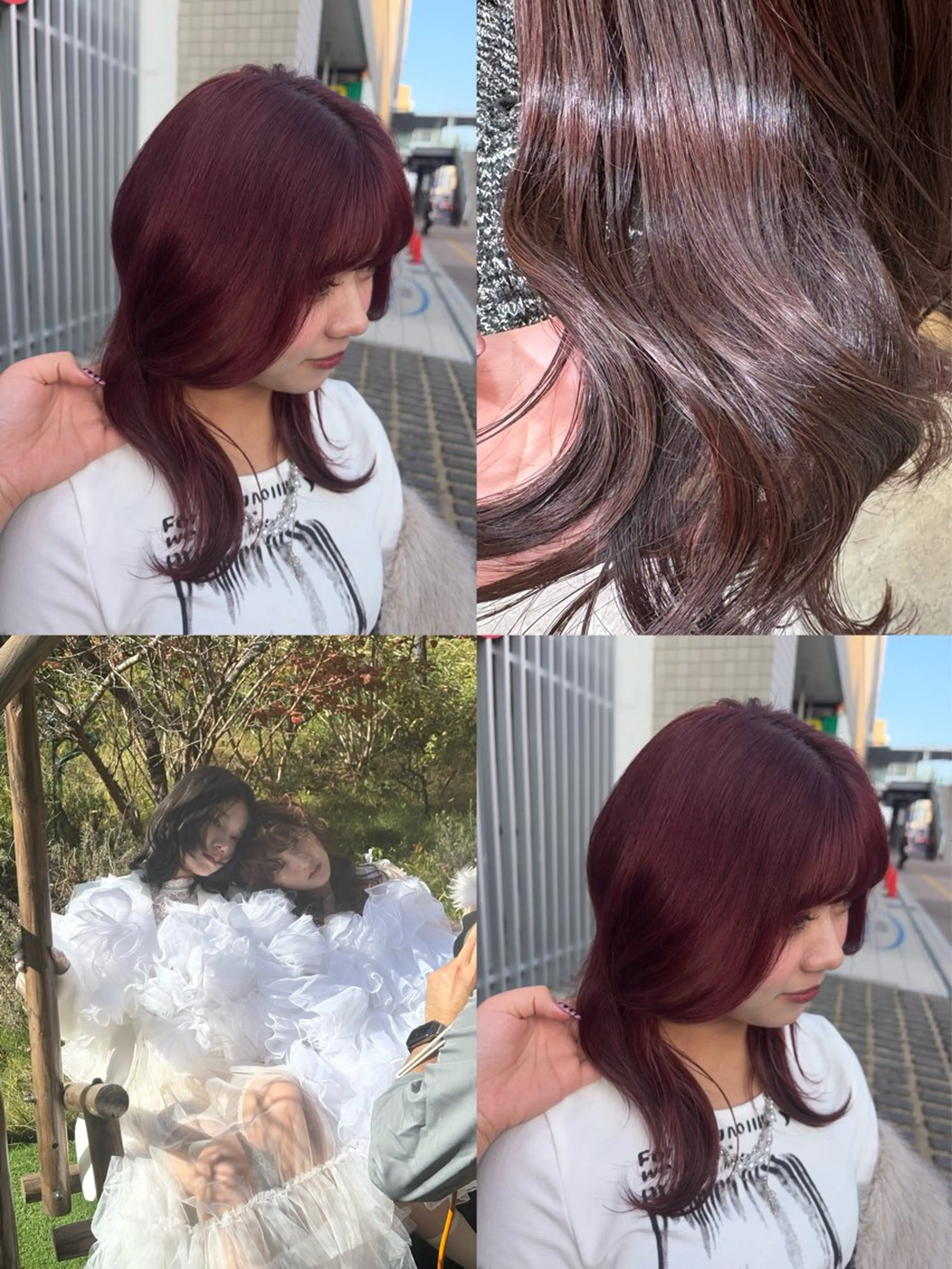 ロング カラー ヘアカラー トリートメント 佐伯 美麗のヘアスタイル