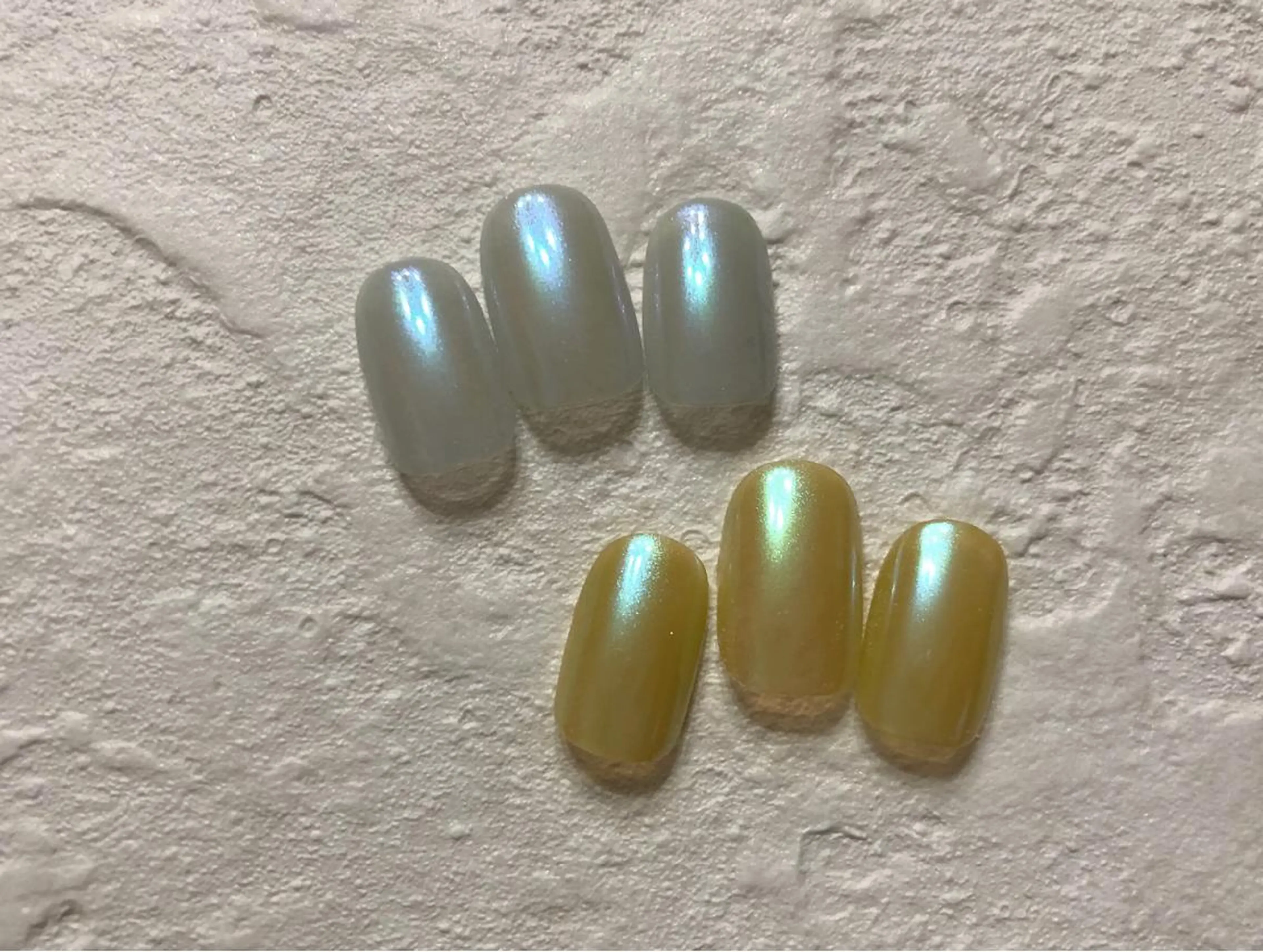 ネイル オーロラネイル ワンカラーネイル パラあり！フィルイン 美フォルムのネイルデザイン