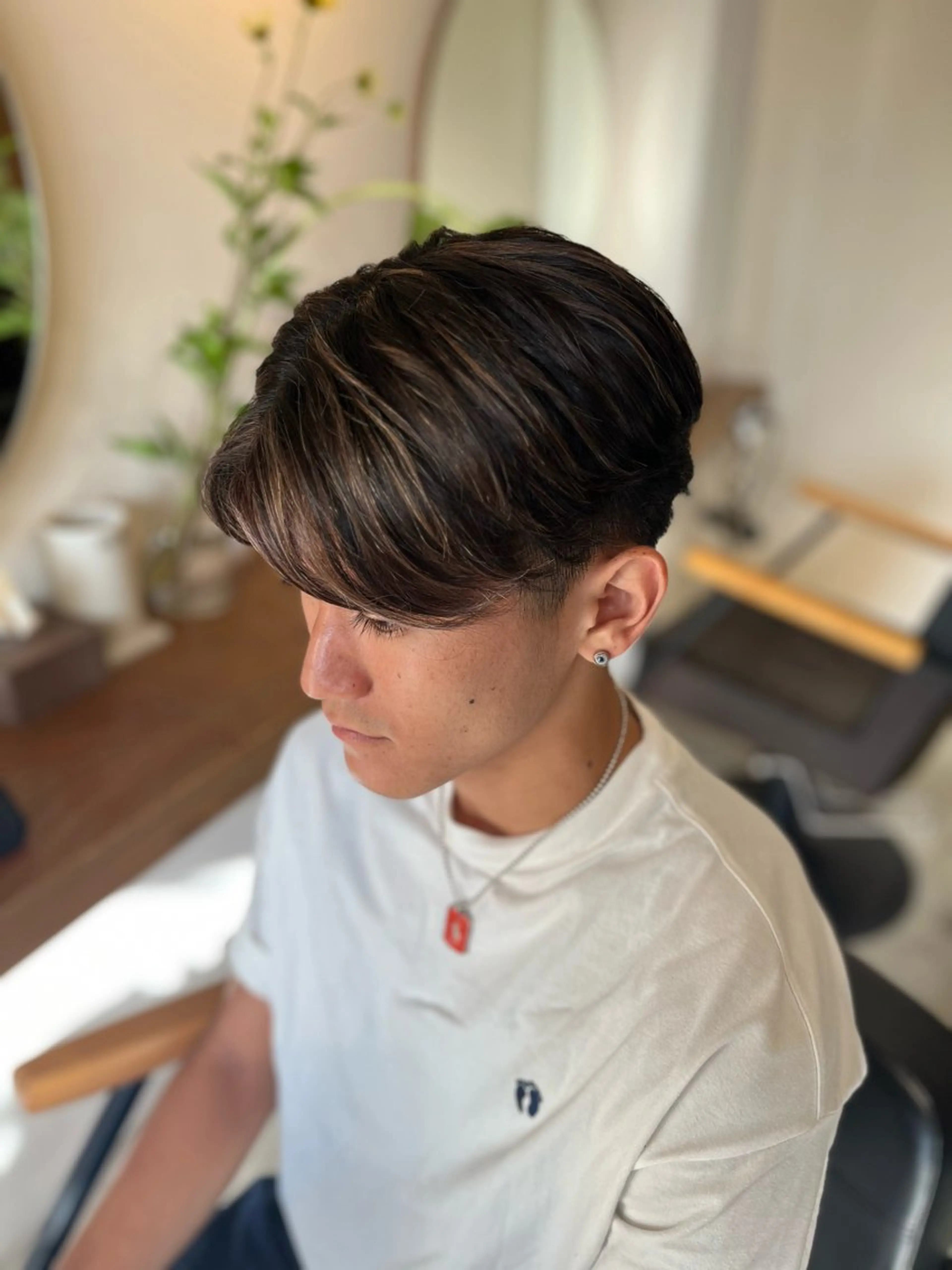 メンズ 塩川ももこ/ 自然な縮毛矯正のヘアスタイル