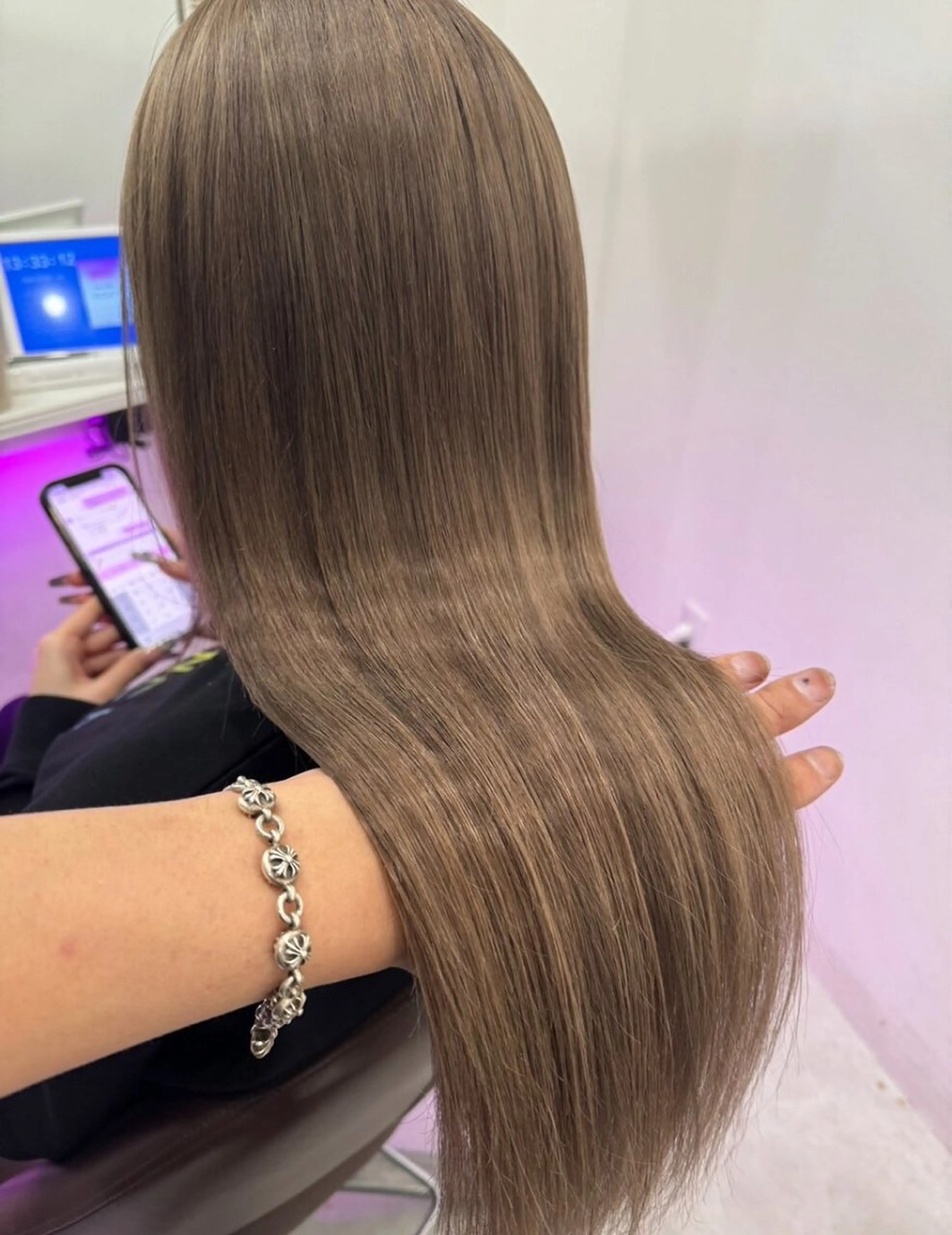 セミロング ヘアカラー トリートメント 田中 翔覇のヘアスタイル