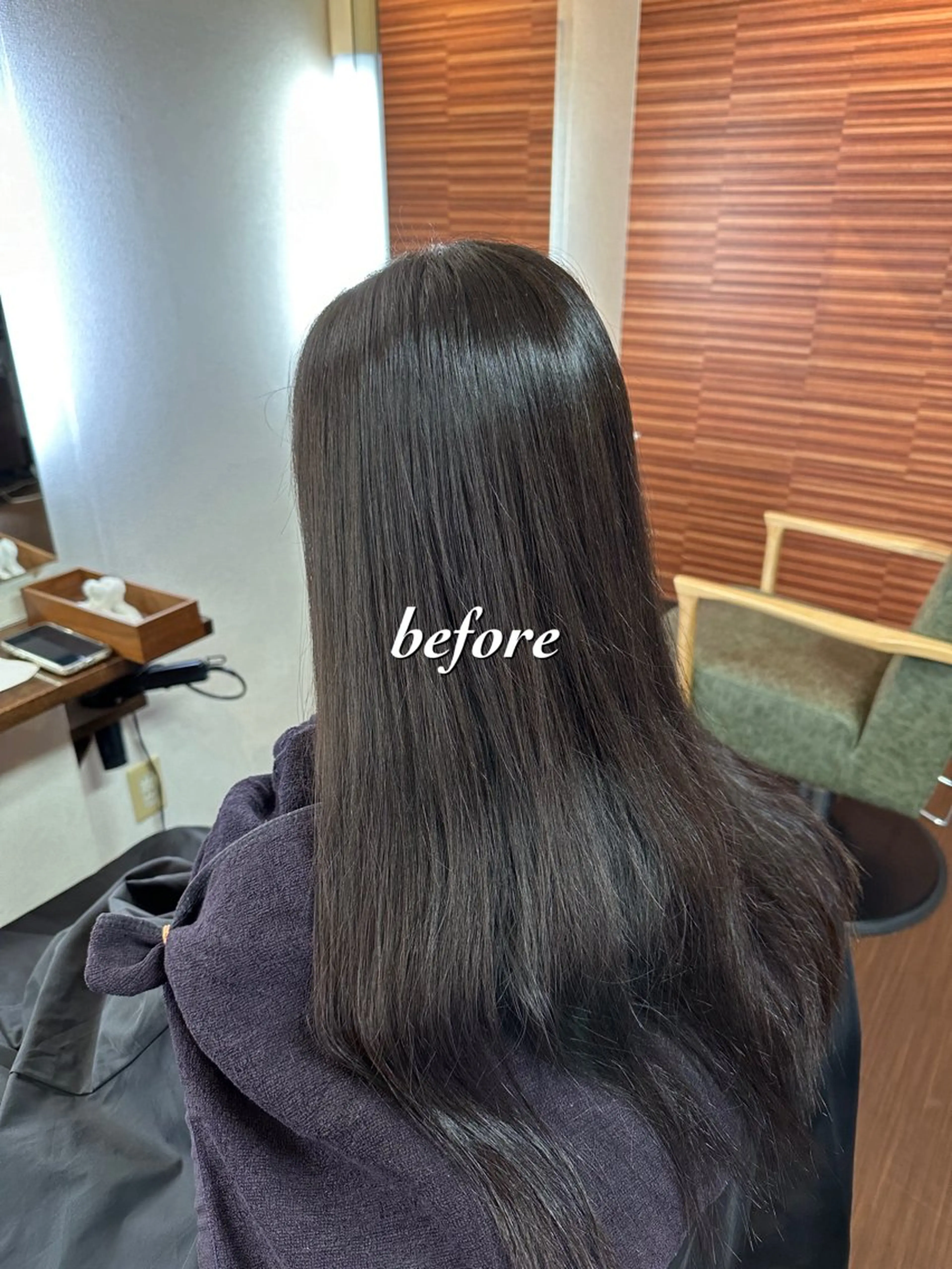 カラー オリーブカラー 大人女性の艶カット カラー/菊池柊真🌟のヘアスタイル