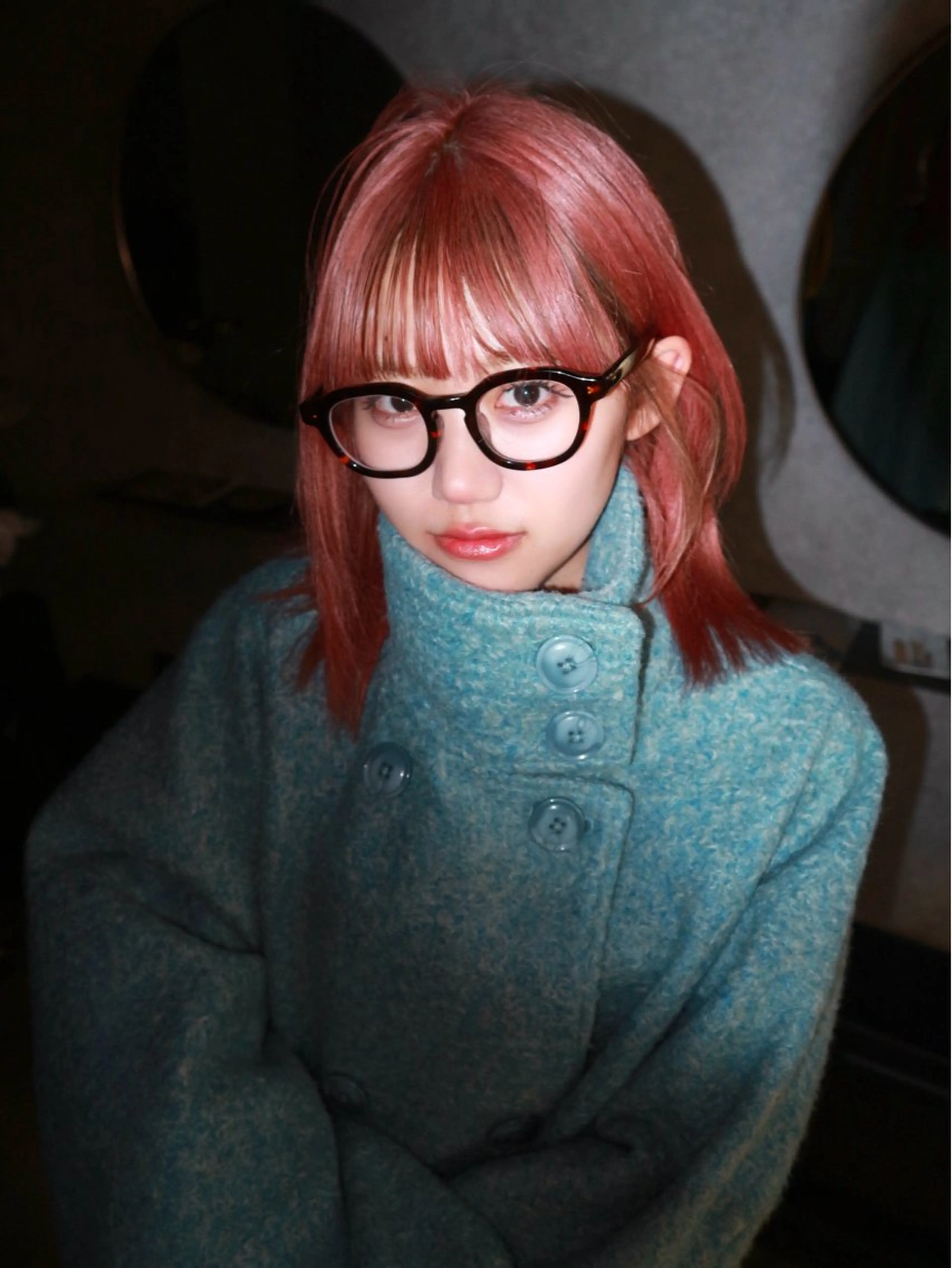 ミディアム カラー ヘアカラー トリートメント ハイトーン/メンズ/ デザイン/梅田/ミユのヘアスタイル