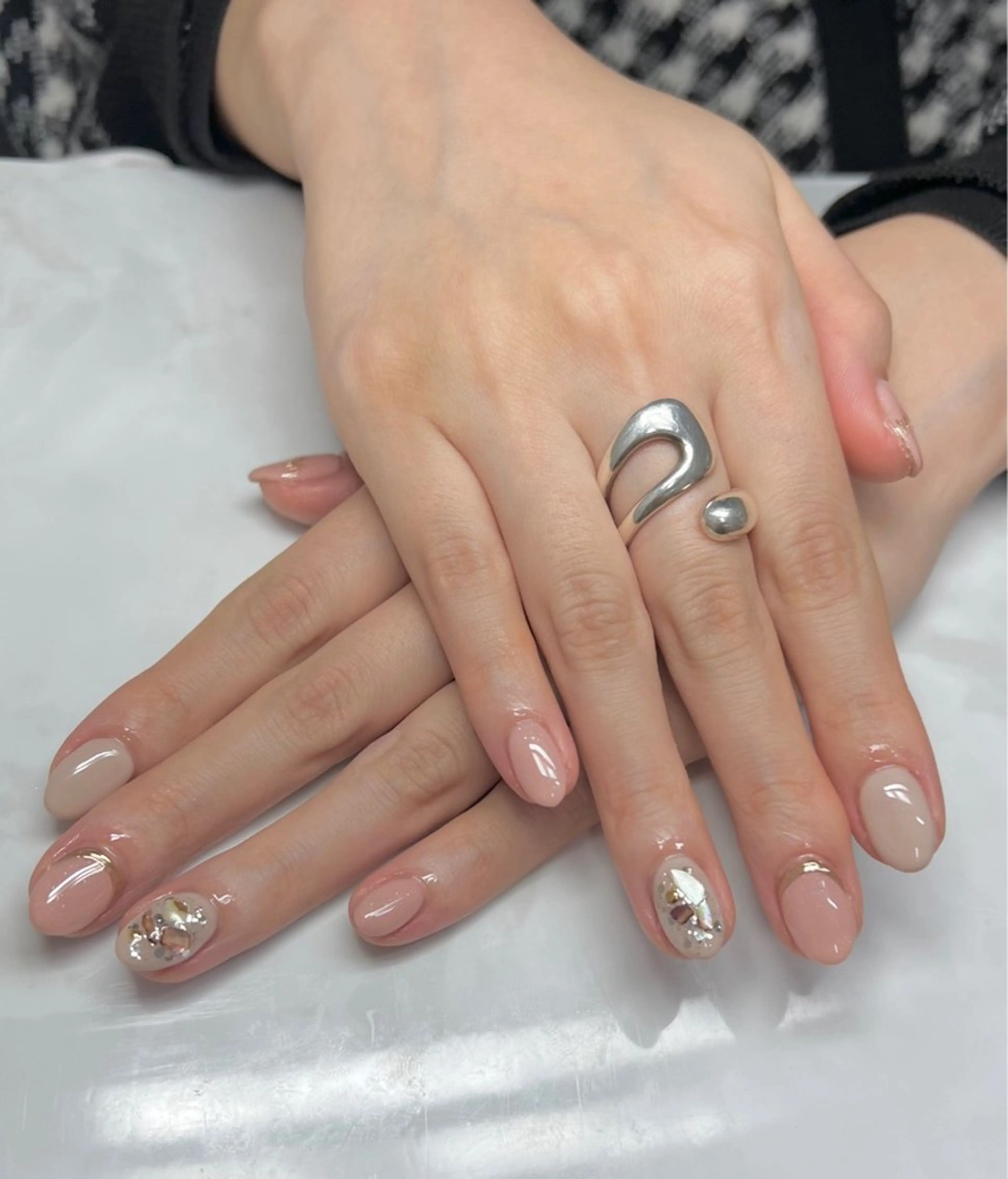 ネイル AISAフィル× ハードモチ最強のネイルデザイン