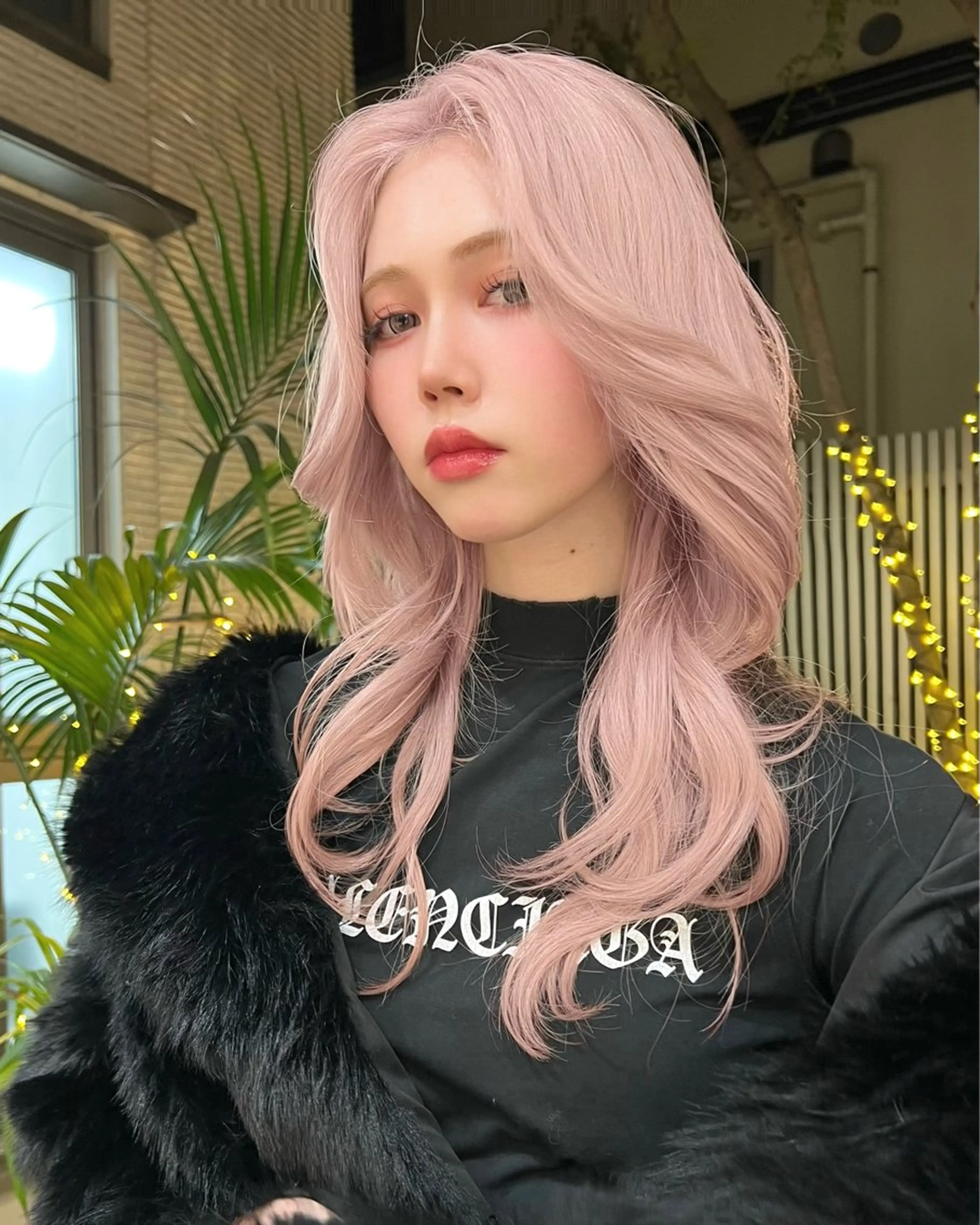 ロング カラー カット ヘアカラー トリートメント 抜きっぱなしブロンド /ハイトーン/カナタのヘアスタイル