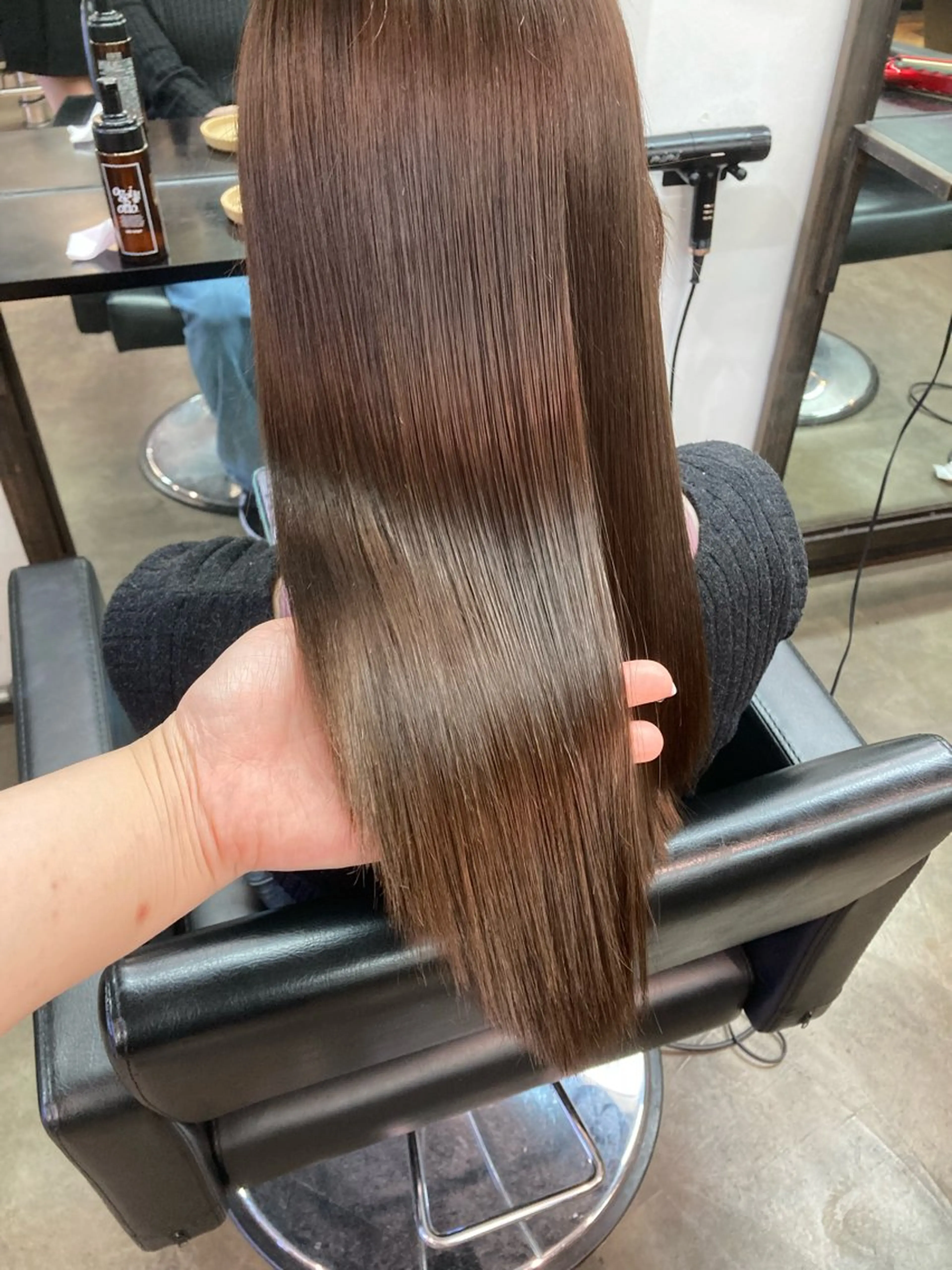 セミロング カラー トリートメント ✨最安値✨エクステ カラー🌼つきな🌼のヘアスタイル