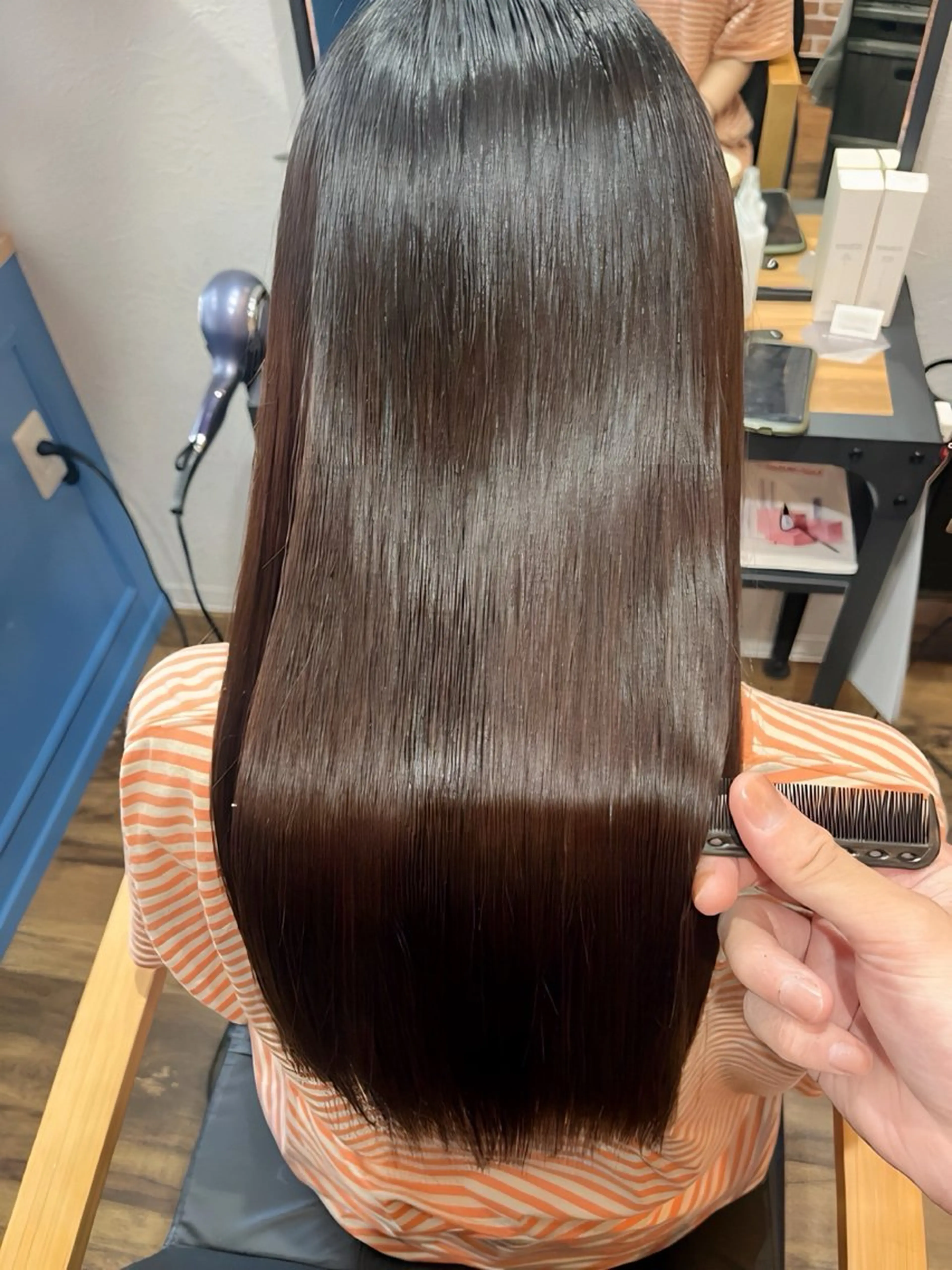 ロング ヘアカラー トリートメント ✨髪質改善✨錦糸町 ⭐️Taisei⭐️のヘアスタイル