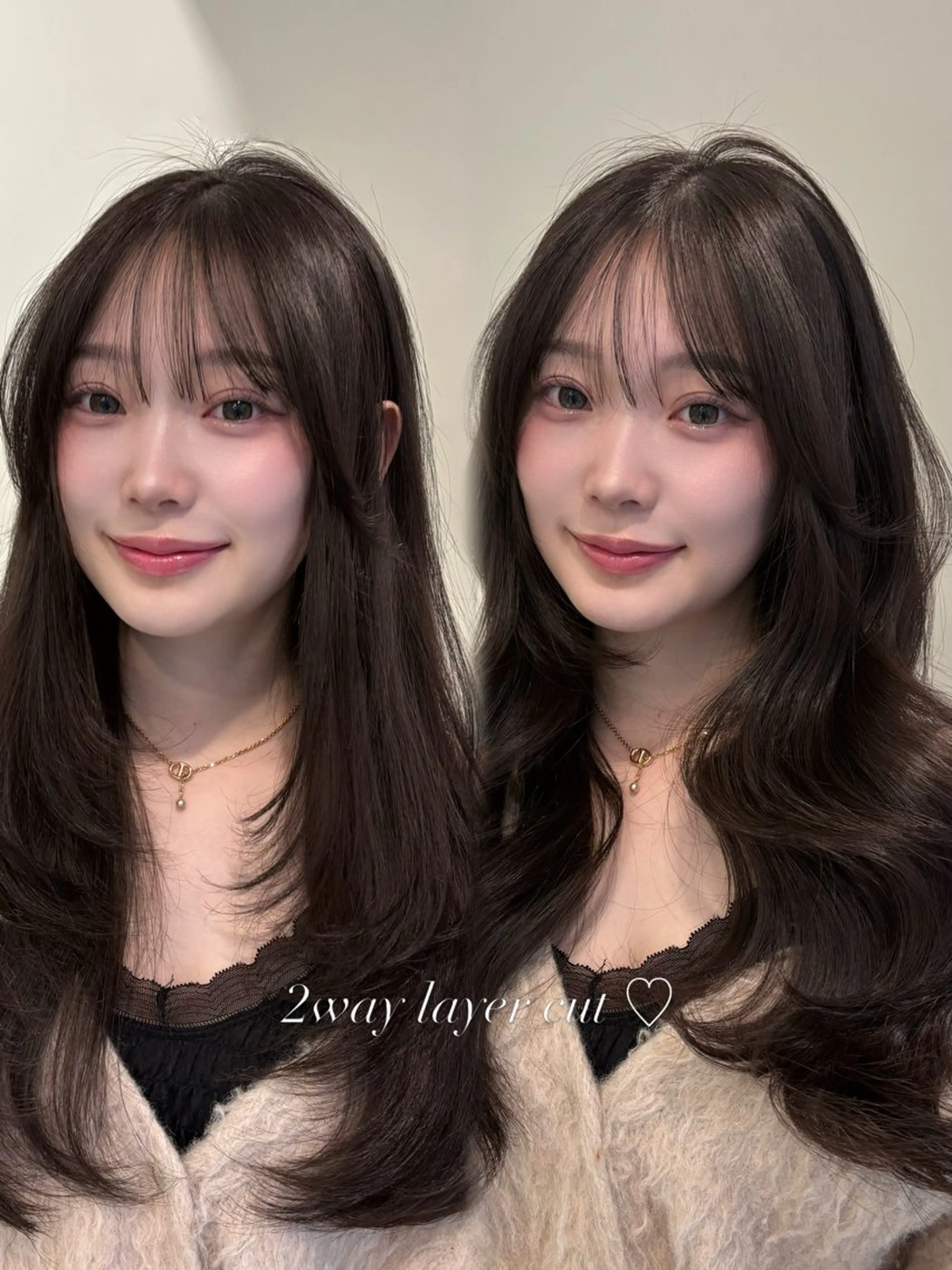 ロング カット ヘアカラー レイヤーカット/ Jilblanアオイのヘアスタイル