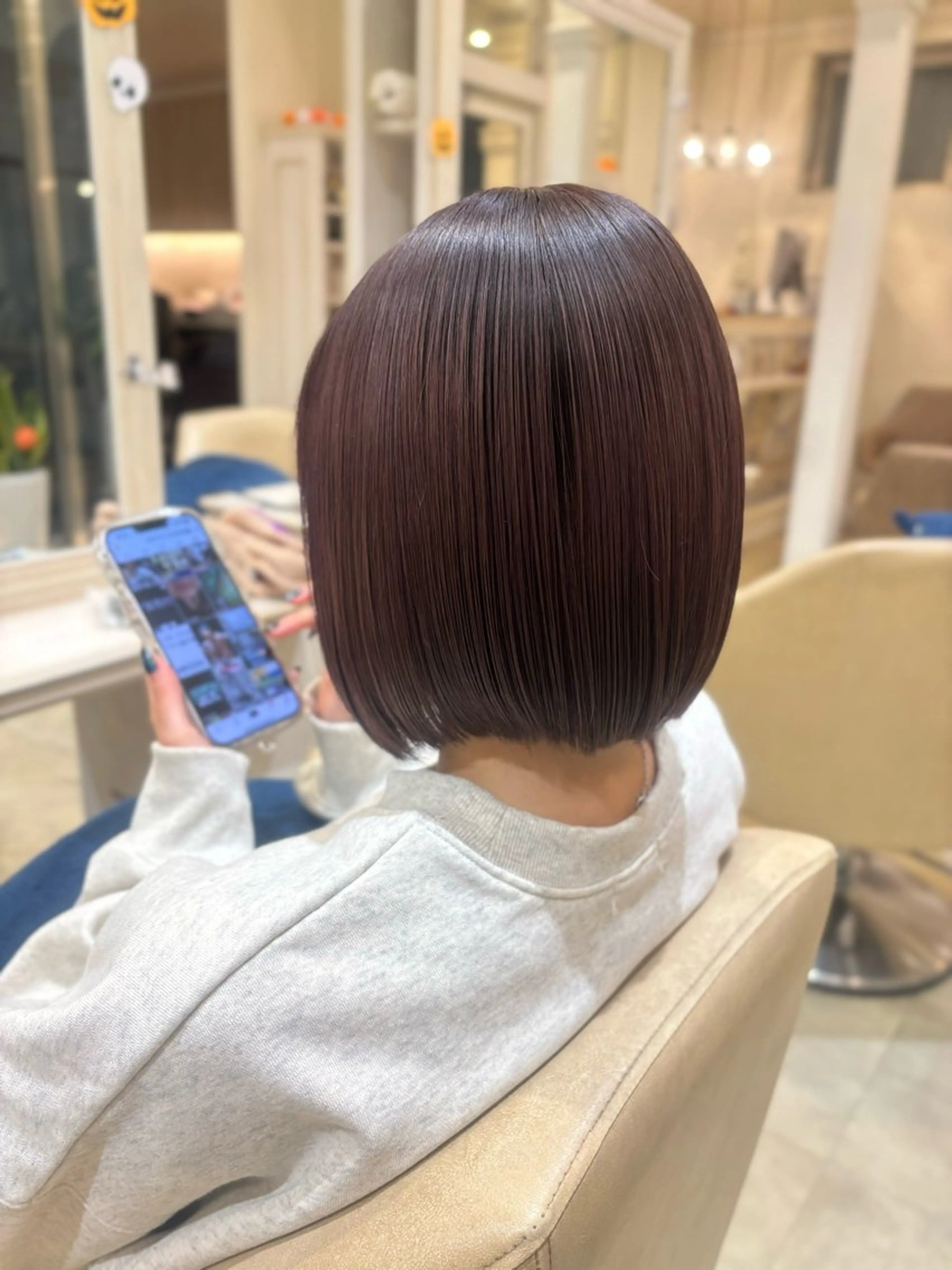 カラー 星 唯那のヘアスタイル