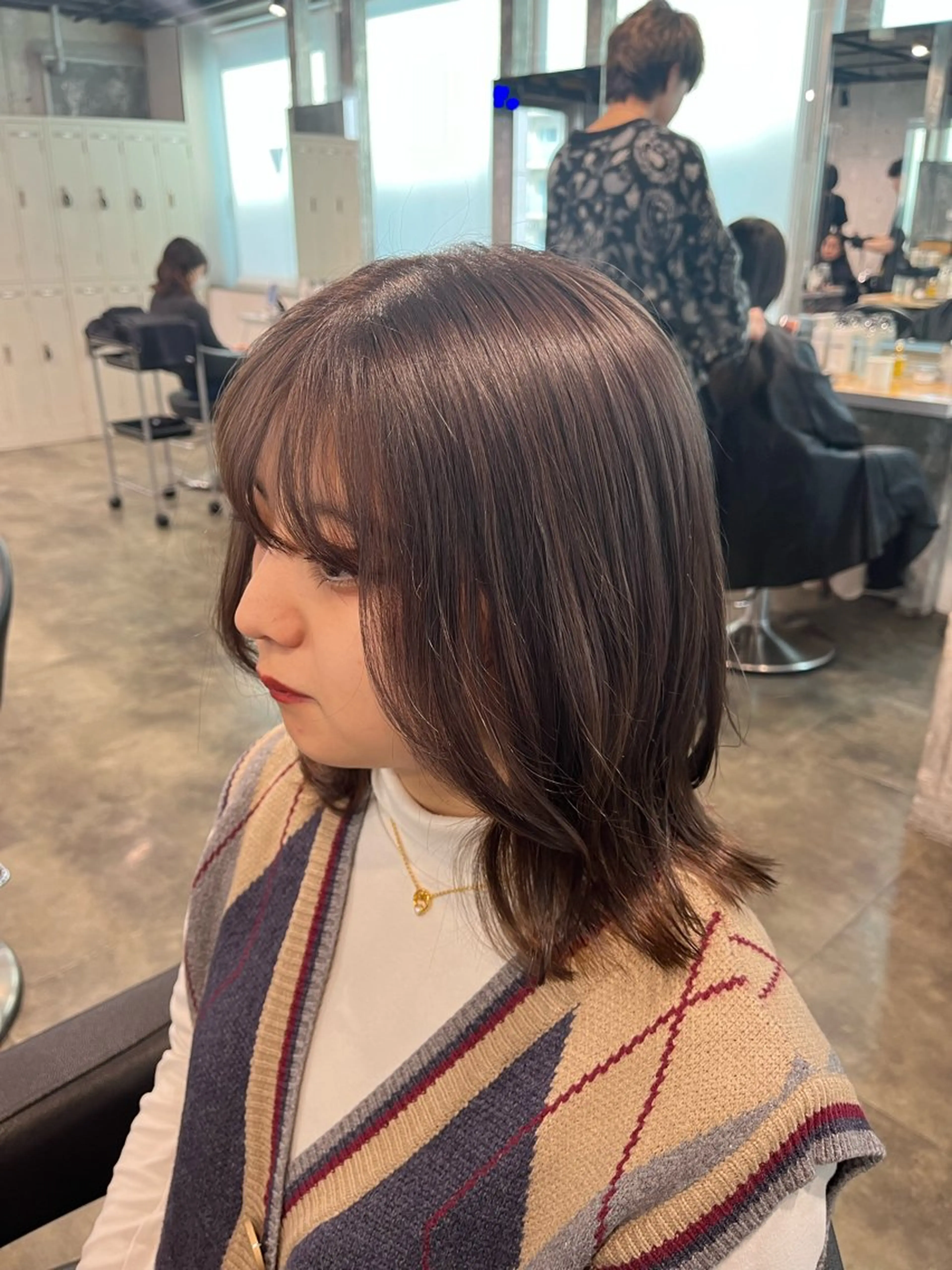 セミロング 似合わせhair🌷 momoのヘアスタイル