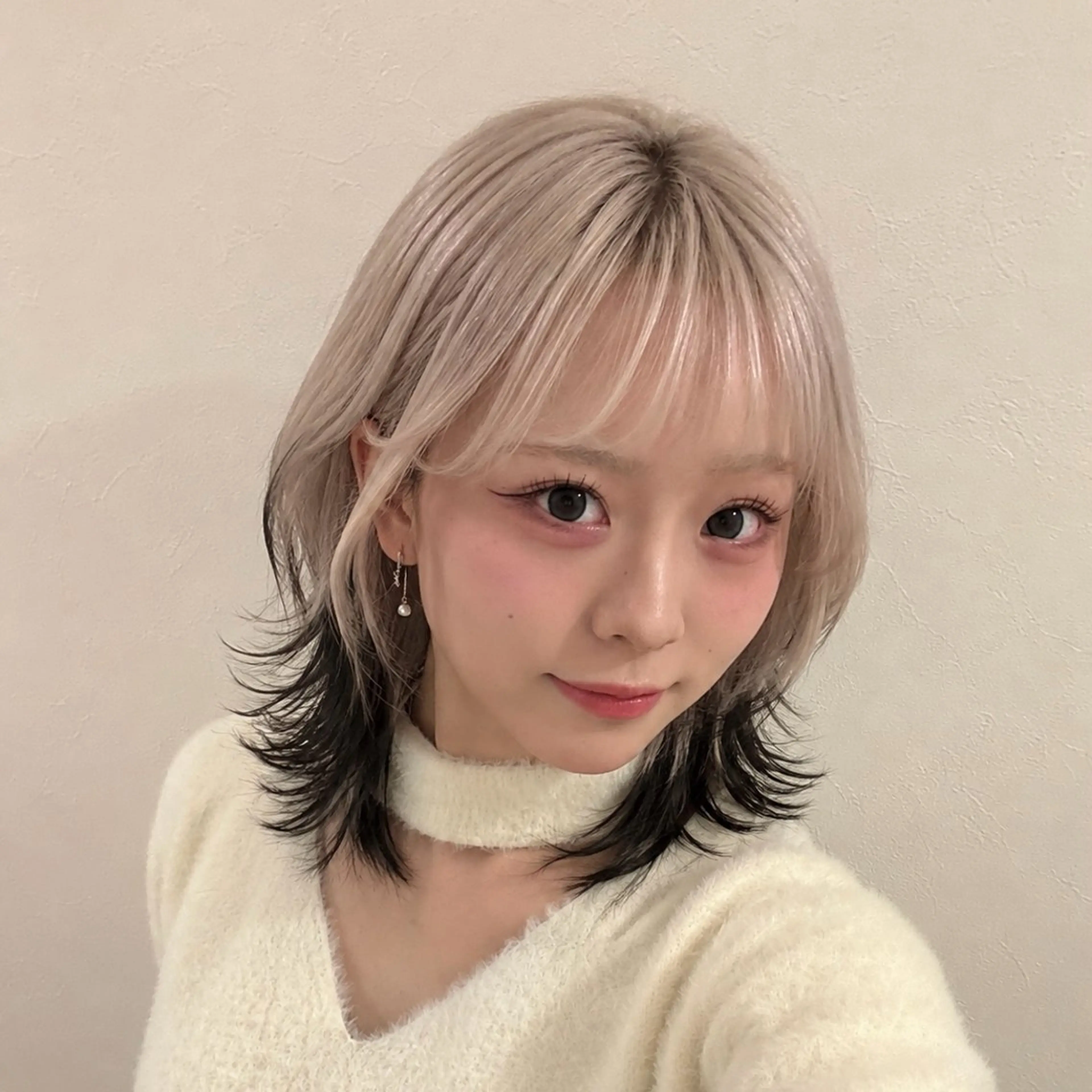 ショート ウルフカット×ハイ トーン職人🤍ゆうひのヘアスタイル
