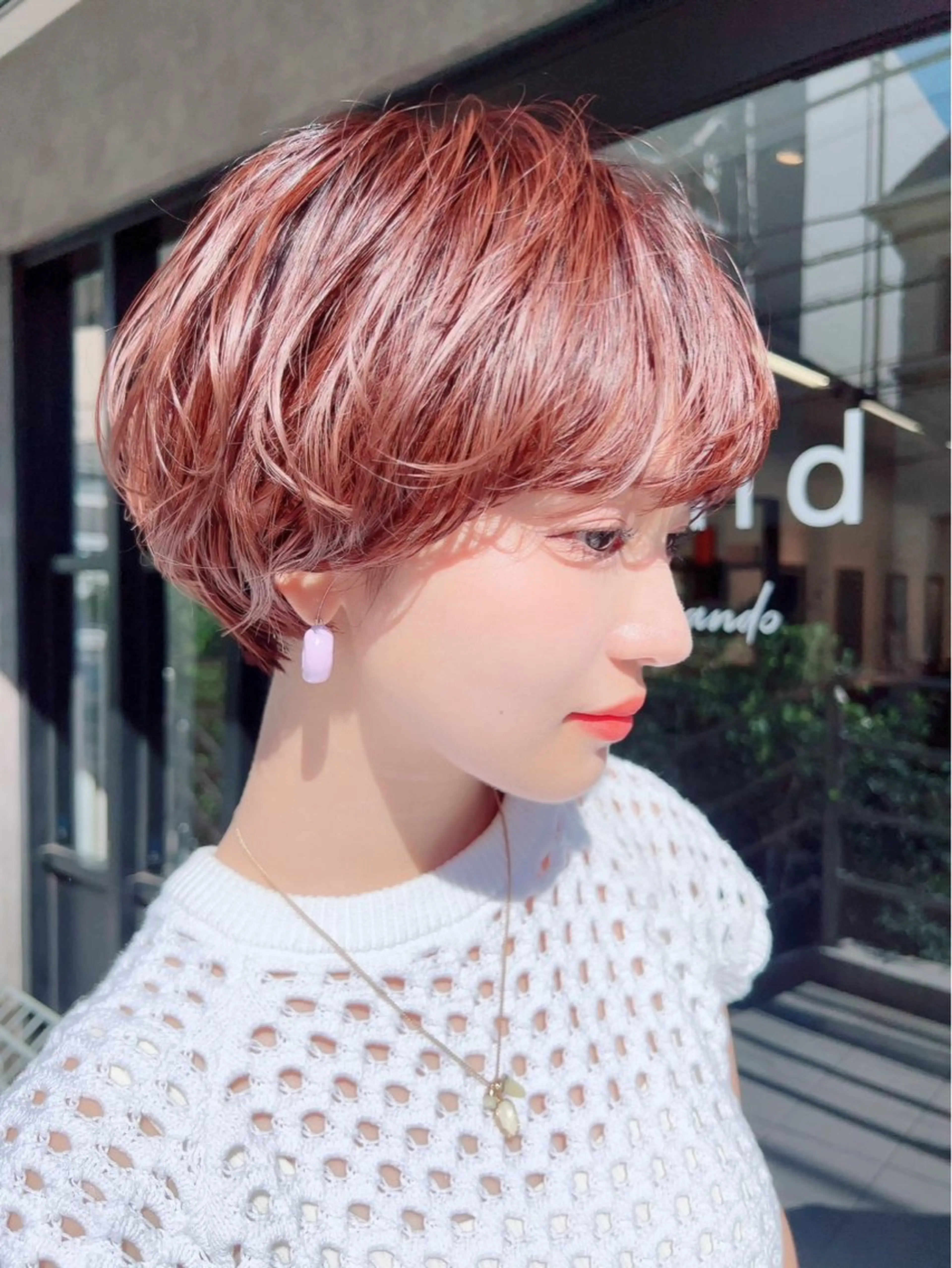 ショート パーマ 銀座美容師 末松知紘のヘアスタイル