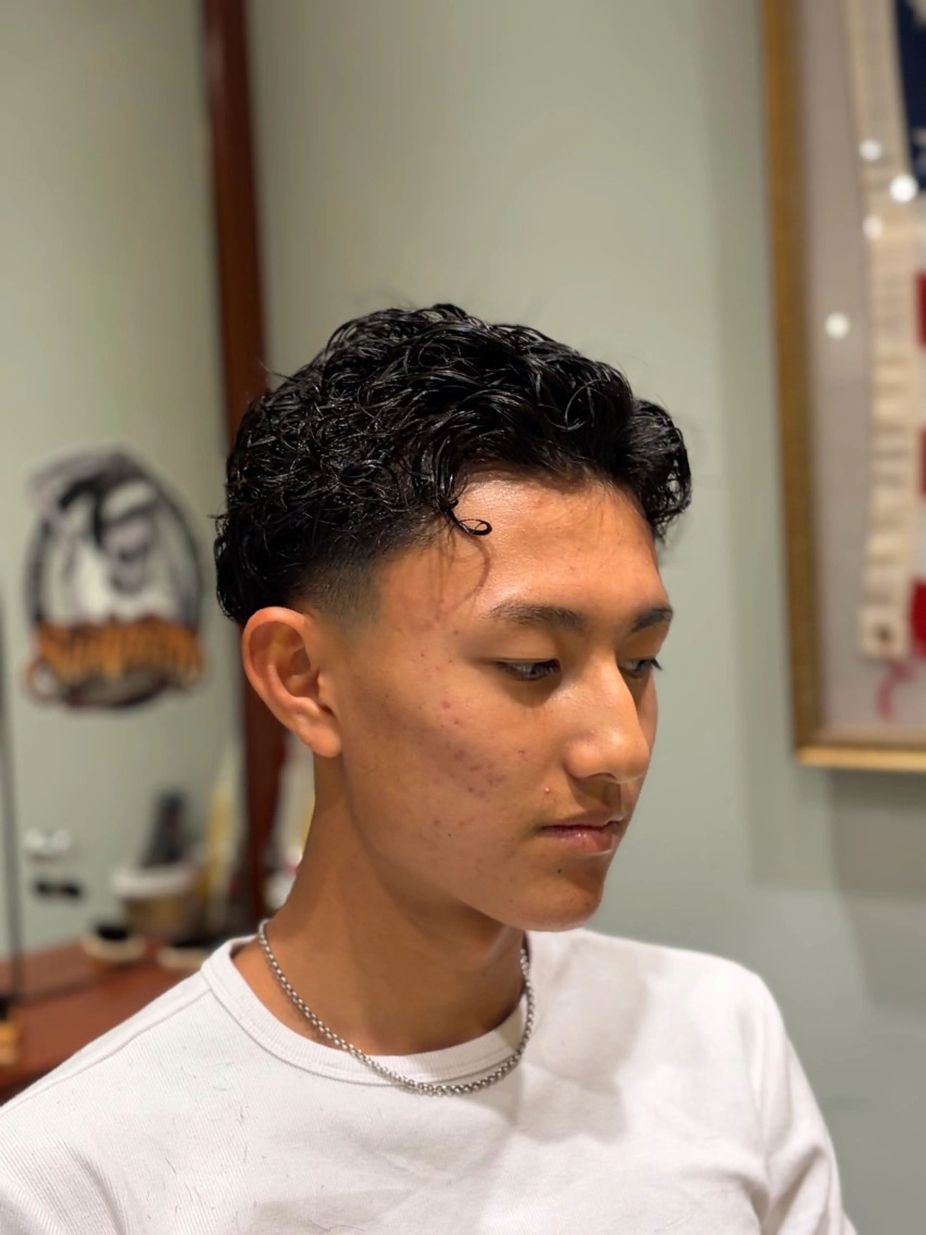 ショート カット パーマ 鈴木 航のヘアスタイル