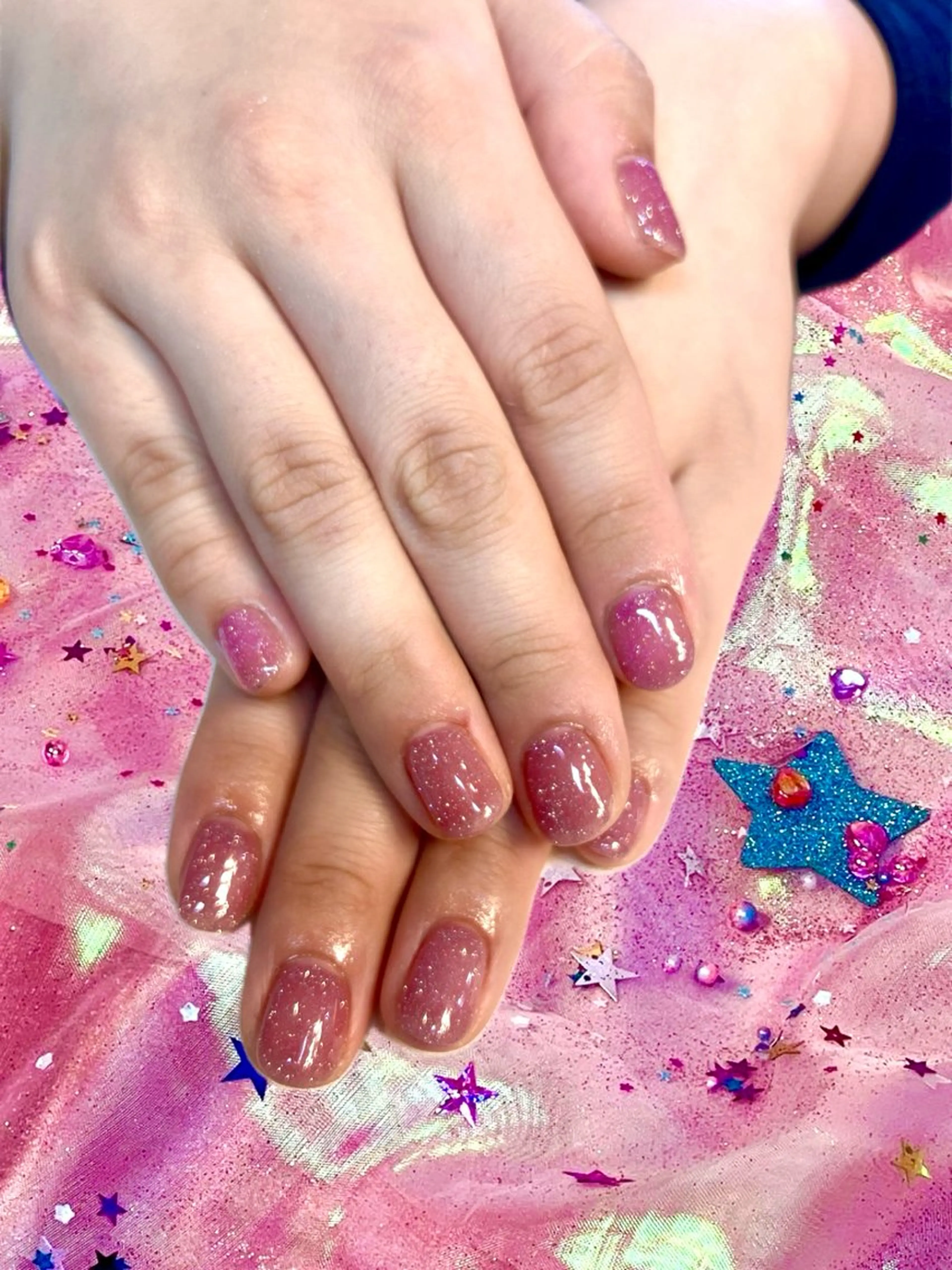 ネイル フラッシュネイル ラメ(グリッター) ワンカラーネイル AYA NAILZ ayakaのネイルデザイン