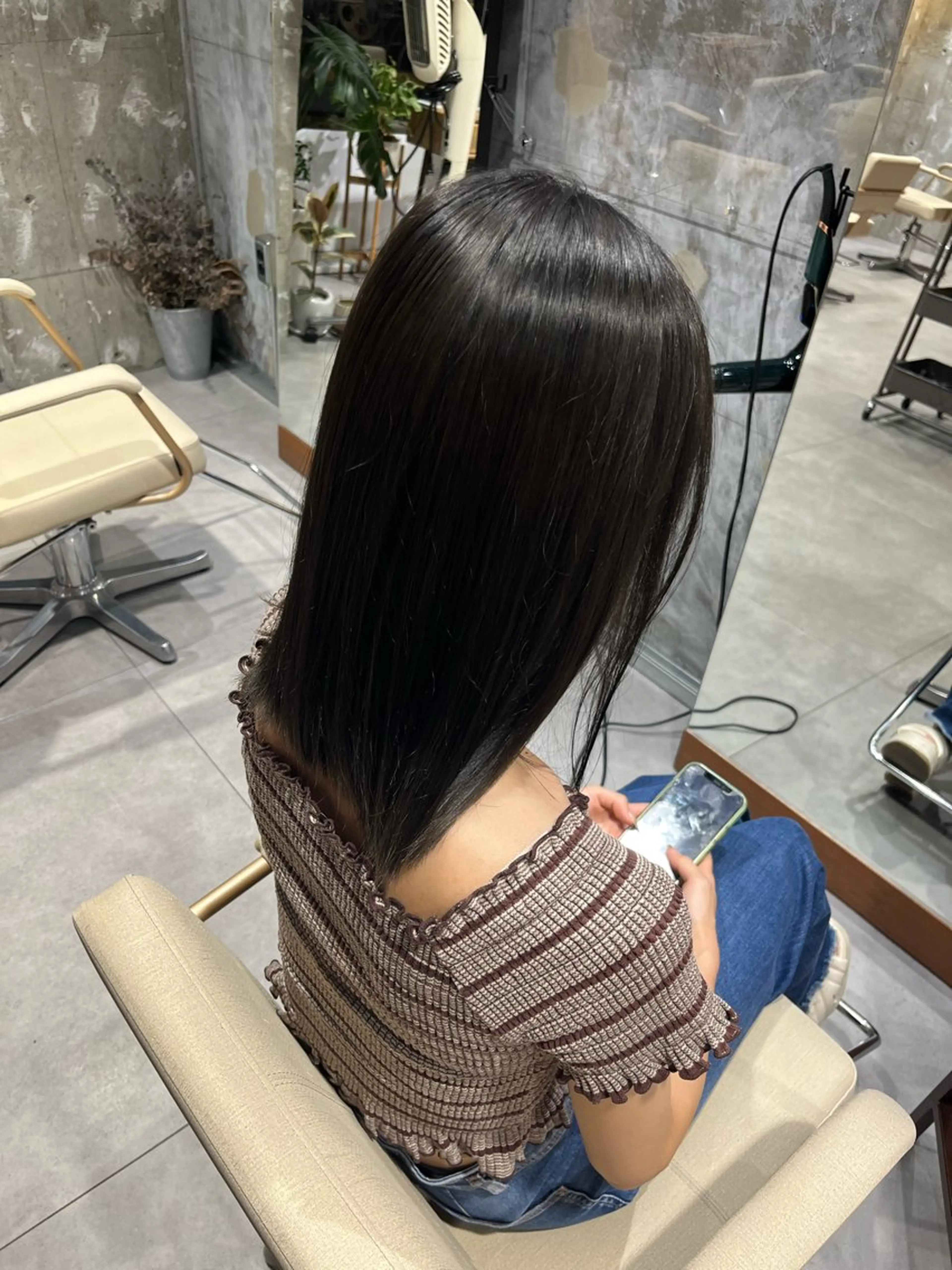 カラー 透明感カラー 相宮 優羽のヘアスタイル