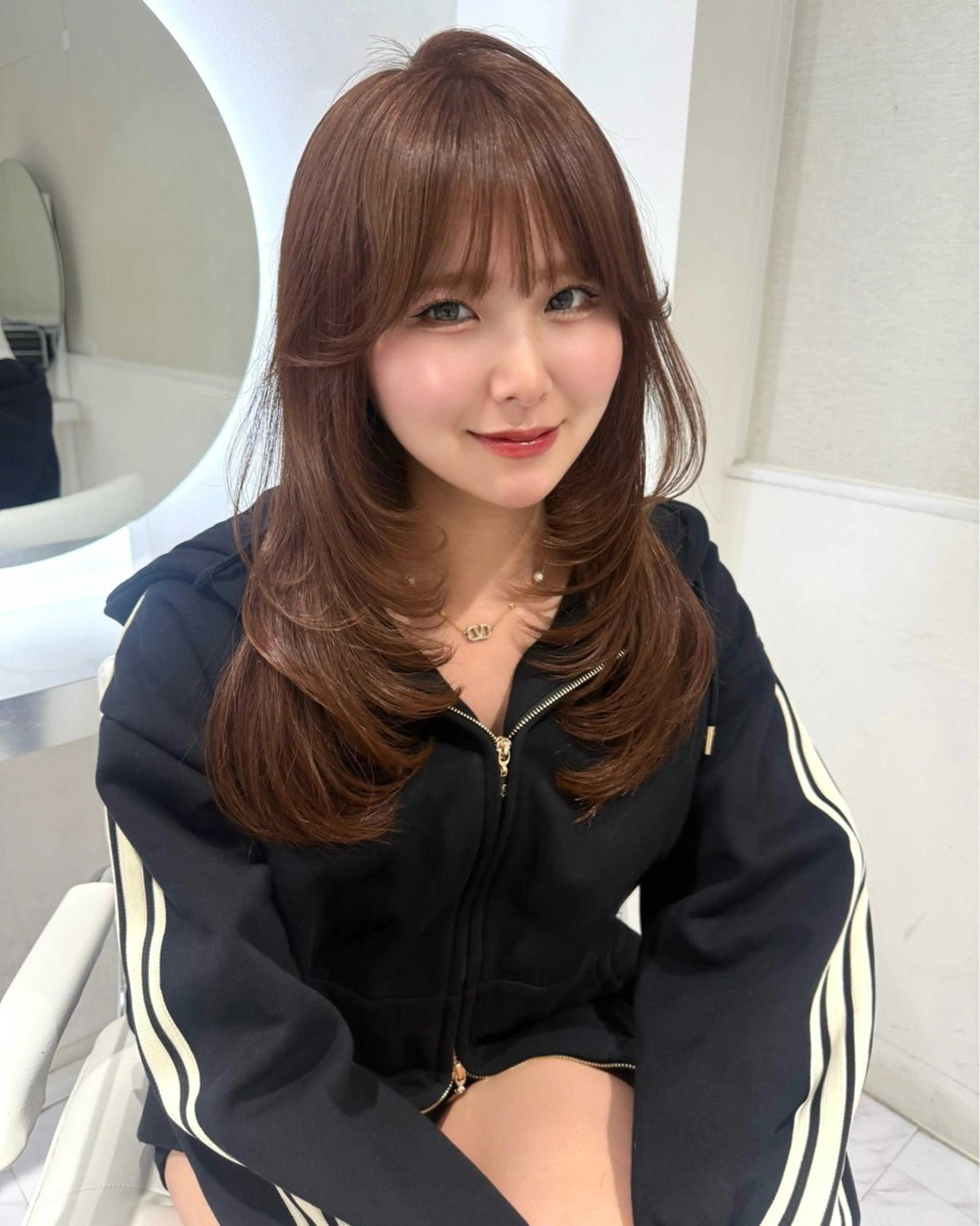 セミロング レイヤーカット トリートメント レイヤーカット🫧 🎀Tomoka🎀のヘアスタイル