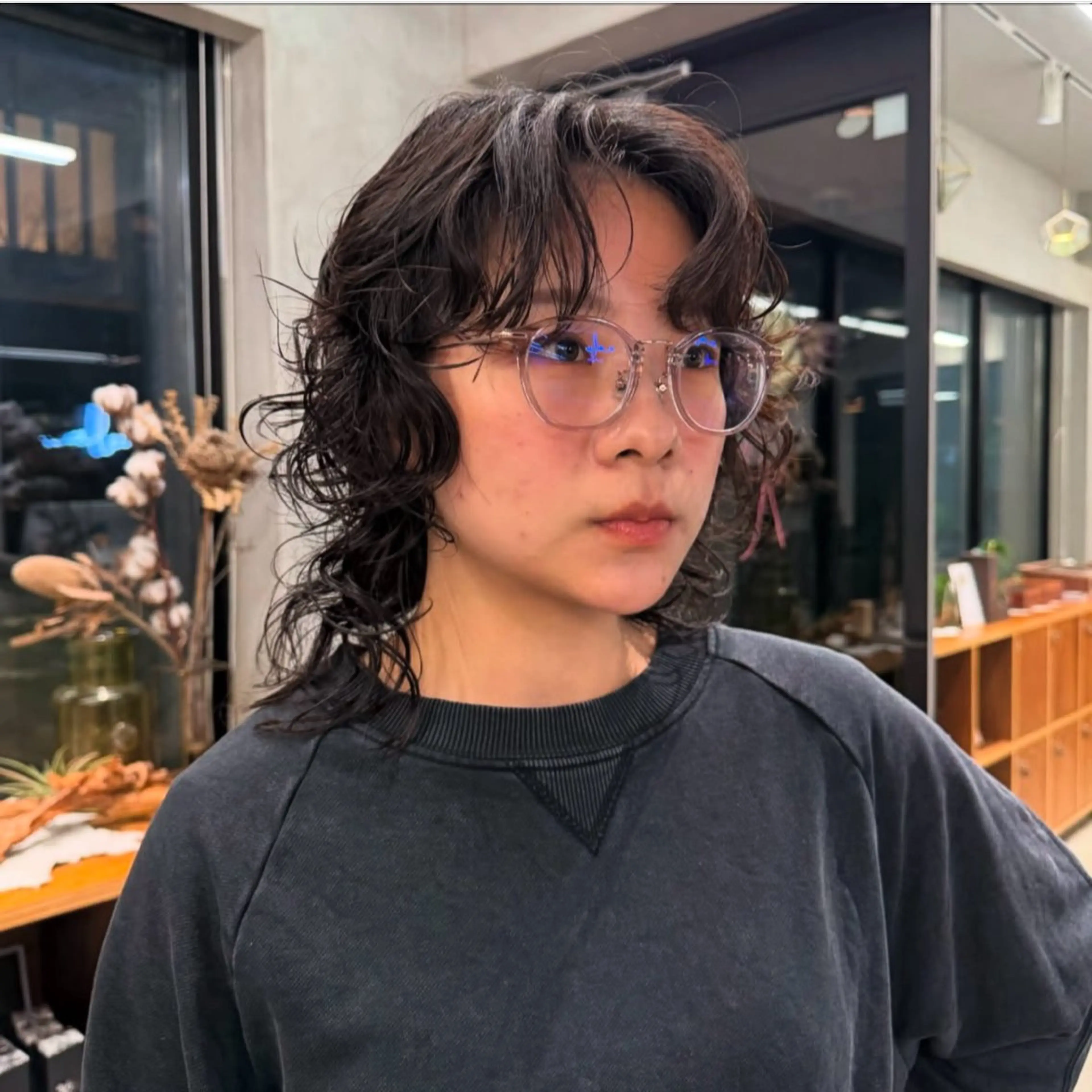 ミディアム パーマ ミディアムパーマ プードルパーマ 【メンズ特化】 イマダナツミのヘアスタイル