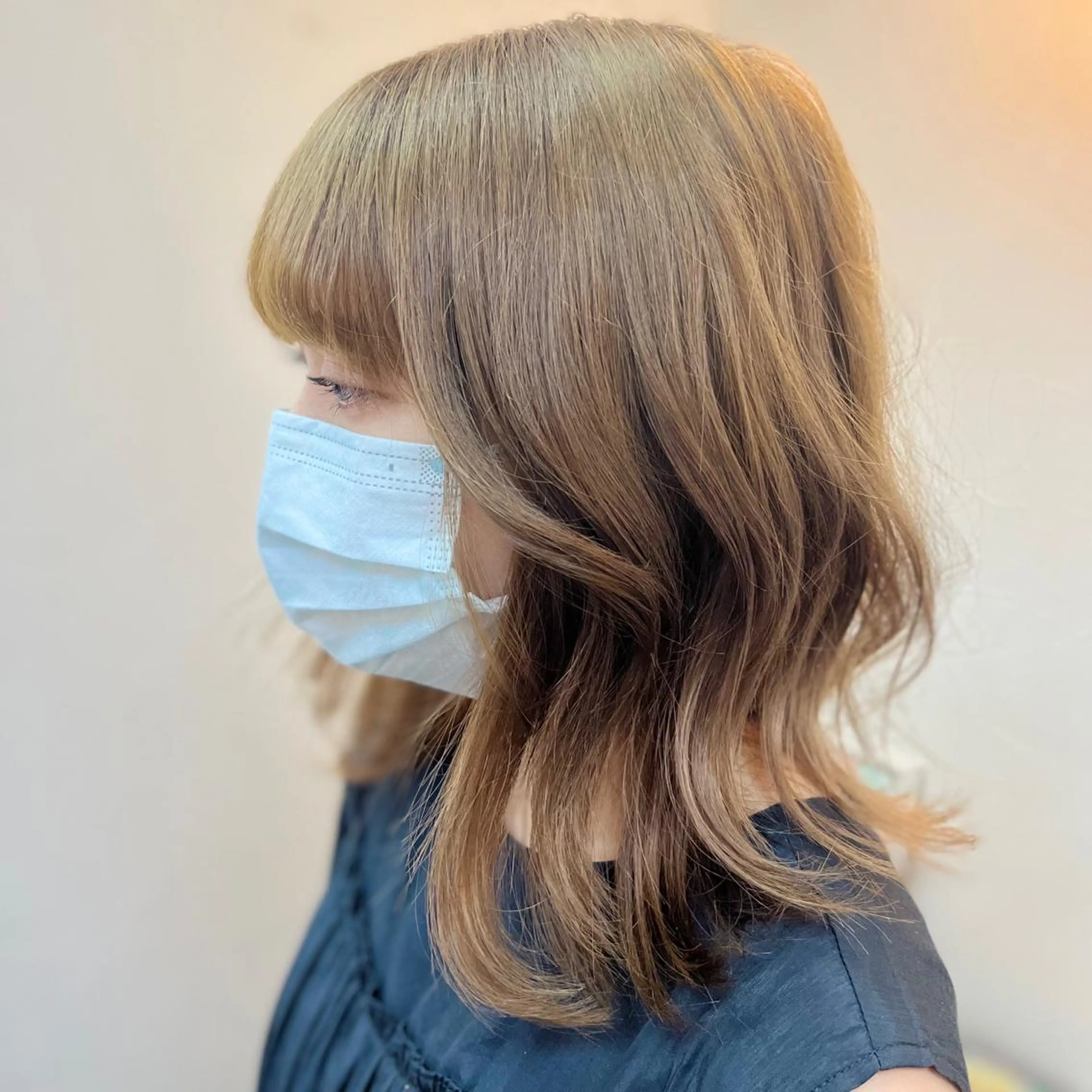 ミディアム 冨田 豊のヘアスタイル