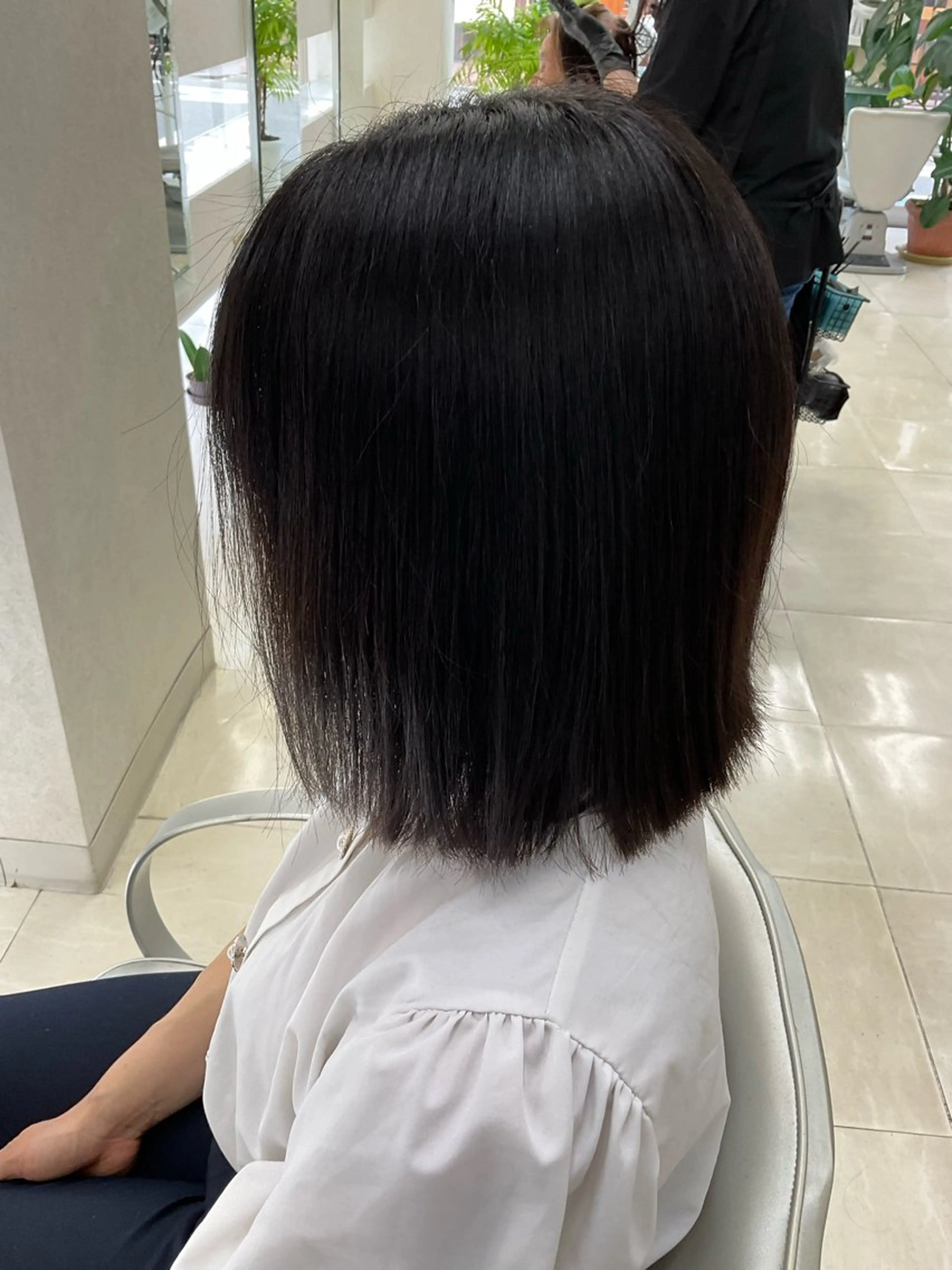 ミディアム タカハシ リナのヘアスタイル