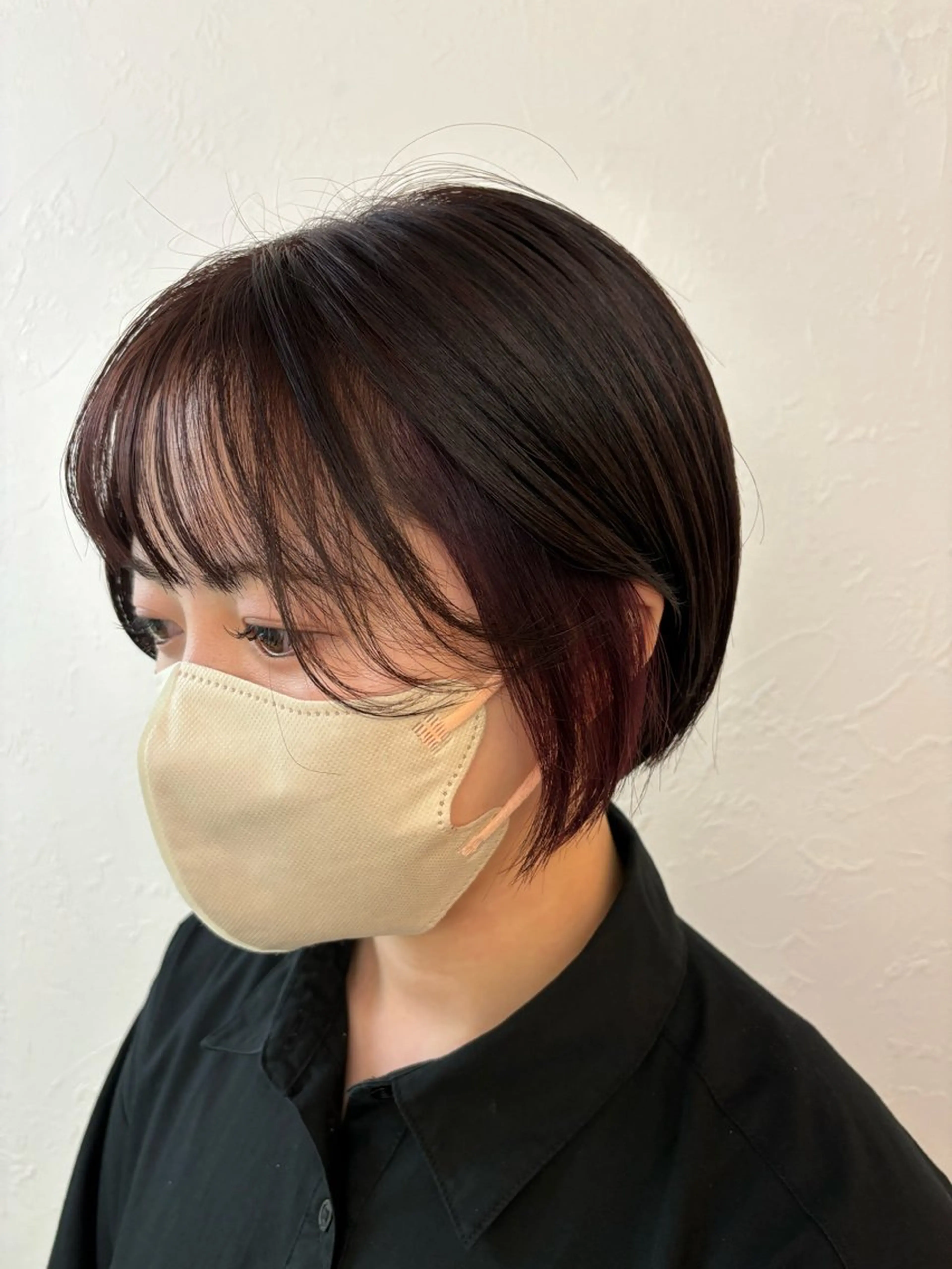 ショート カラー ブラウンカラー ピンクカラー 🤍🌫️諸里 ひよ🌫️🤍のヘアスタイル