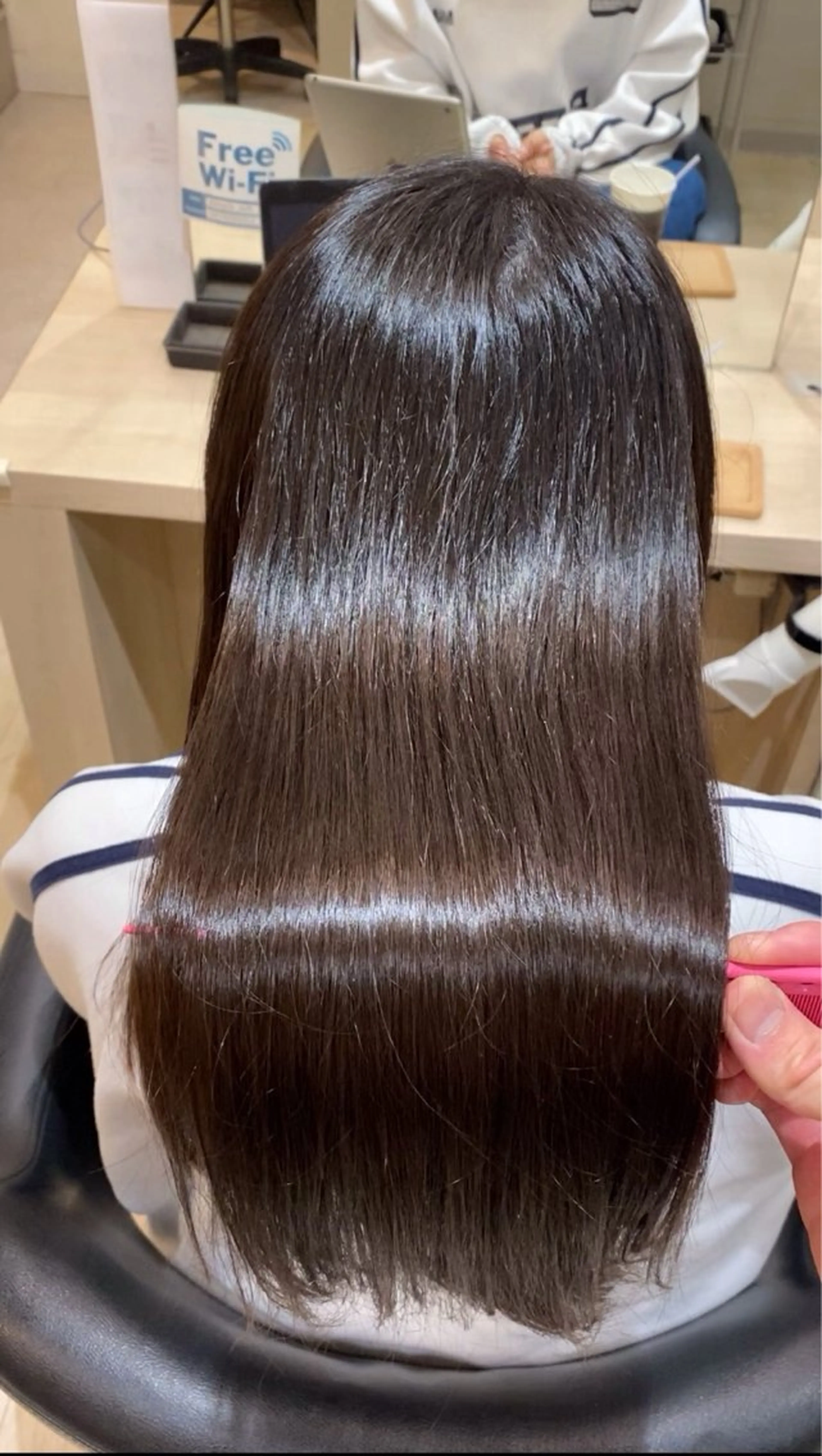 ロング トリートメント 川元 雄貴のヘアスタイル