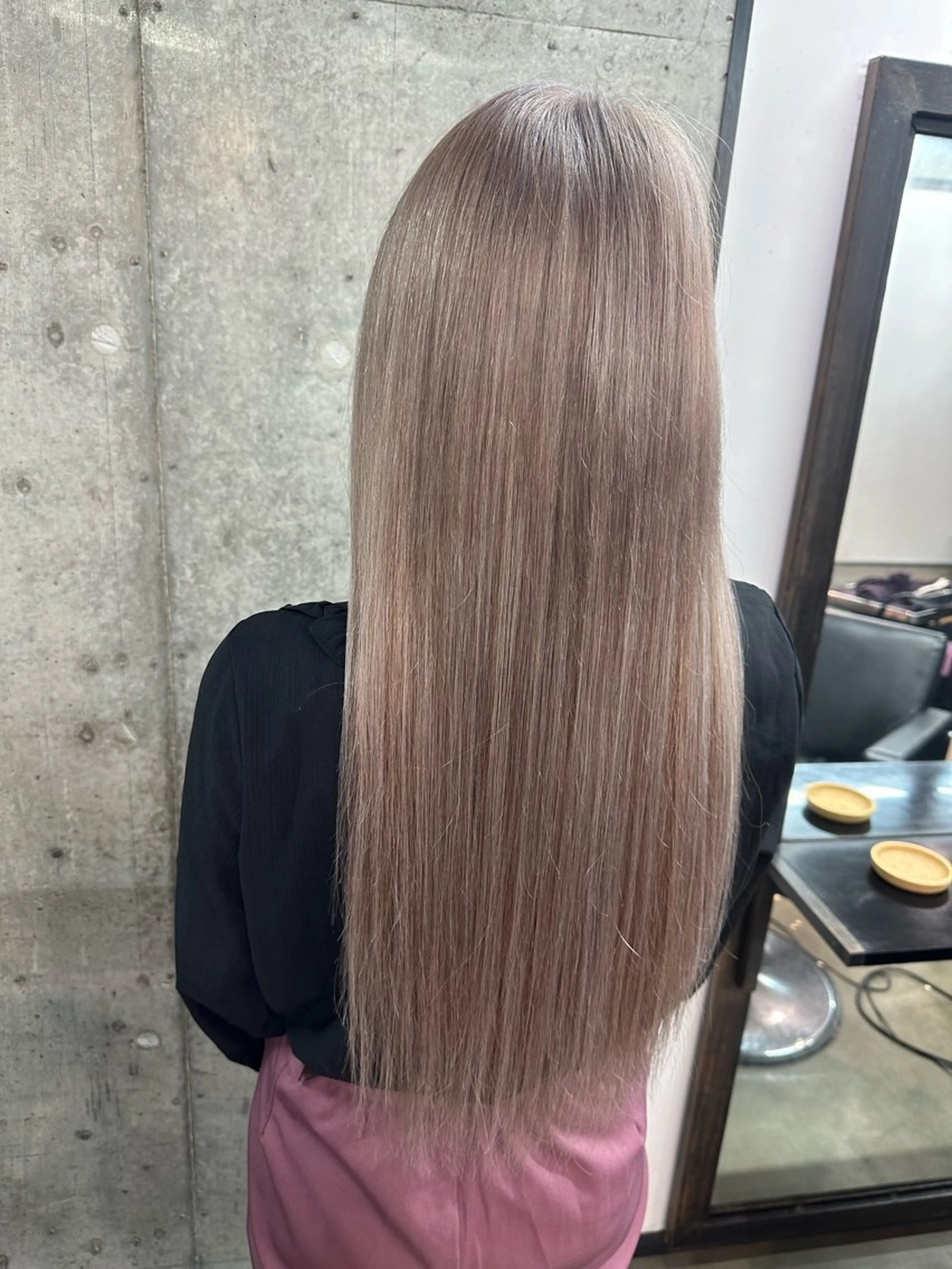 🎶ケアカラー+Tr 最高級レミー毛100%エクステ40本🎶の写真