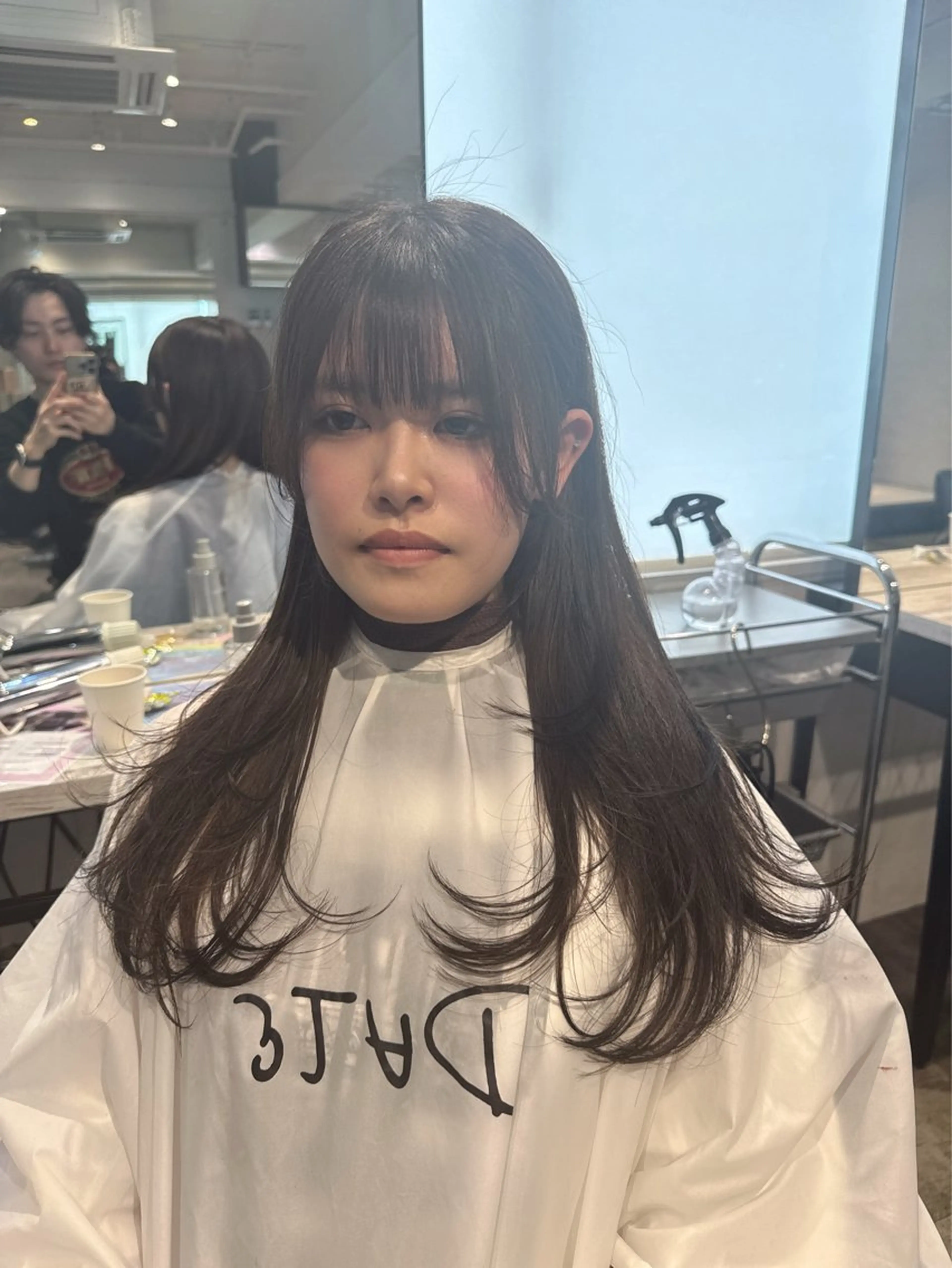 ロング レイヤーカット カット トリートメント ヘアセット ザクザクレイヤー 🍀/ブリーチ/小田のヘアスタイル