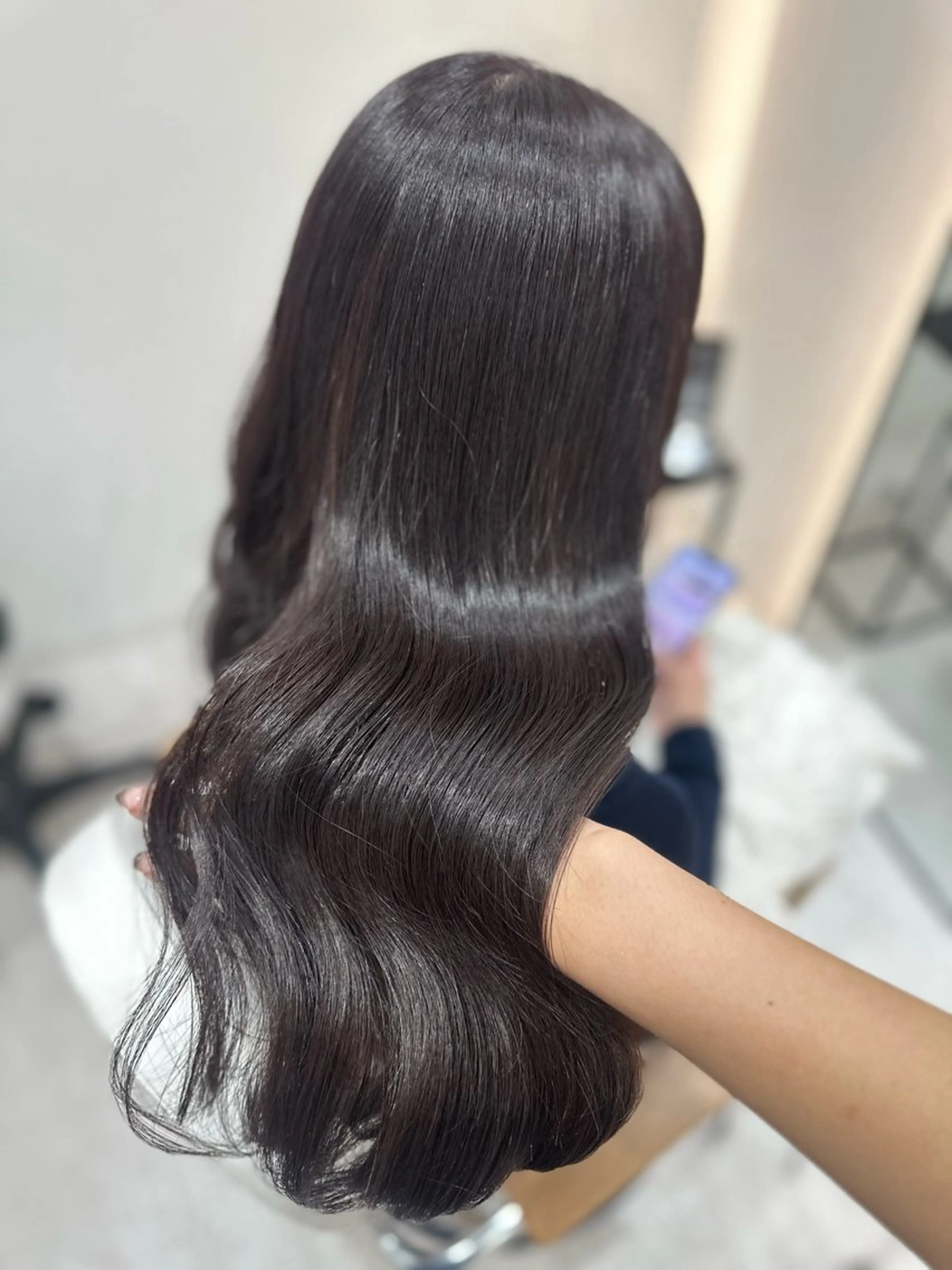 セミロング カラー アディクシーカラー ブリーチ ケアブリーチ デザインカラー ダブルカラー カット ヘアカラー トリートメント 韓国レイヤーカット/ 顔周りカットtamaのヘアスタイル