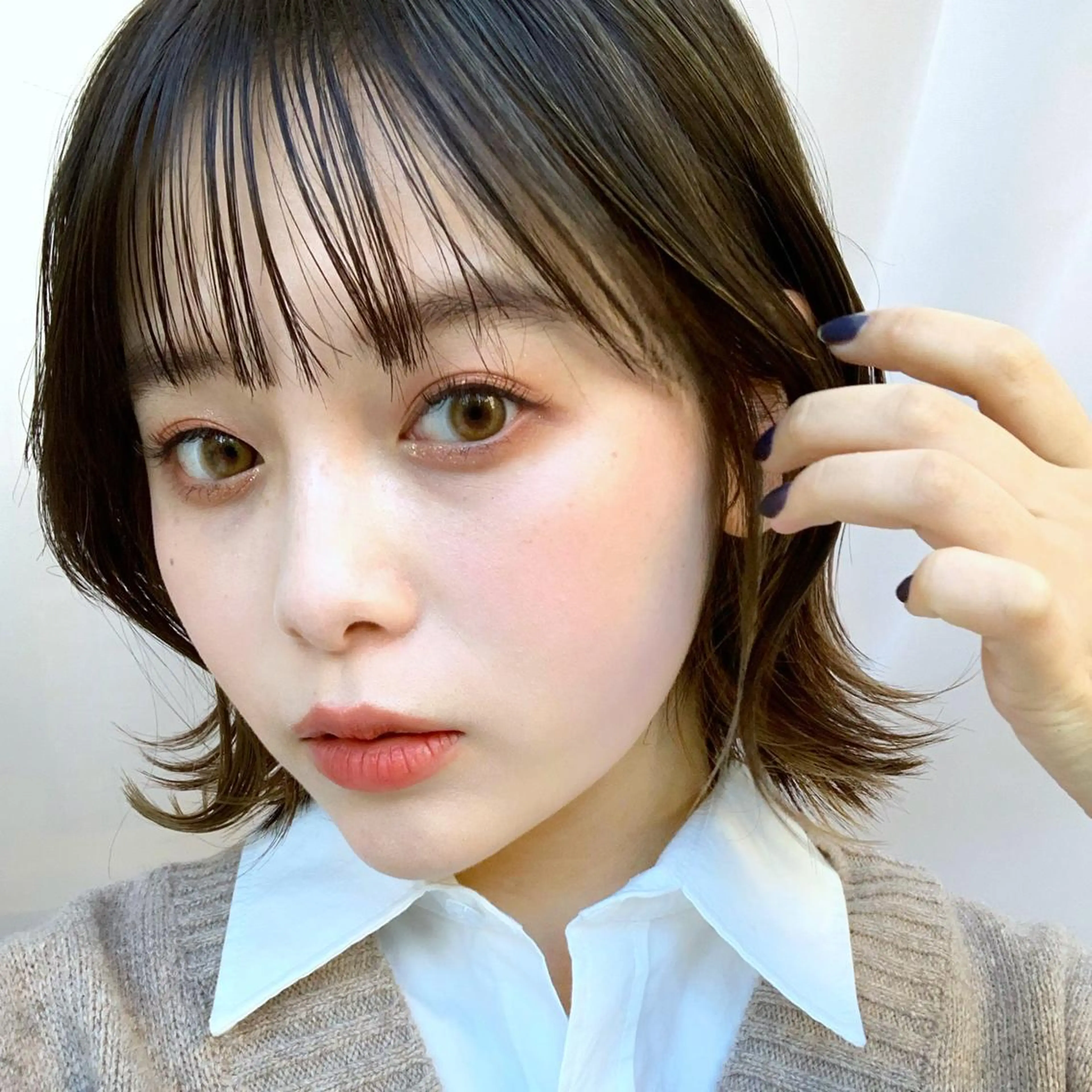 ショート カット レイヤー専門家 ダブルカラー修のヘアスタイル