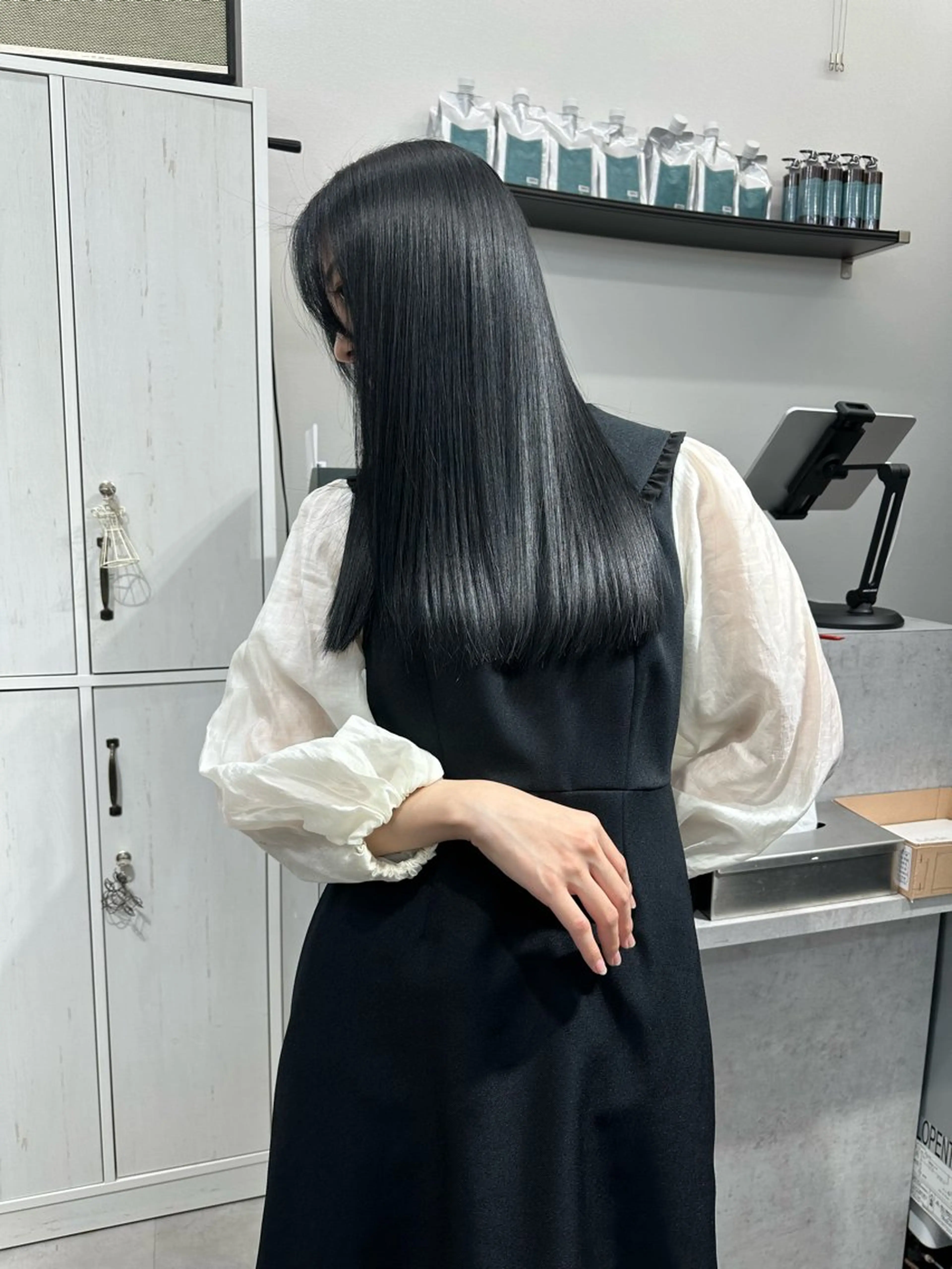 セミロング カラー 美髪/レイヤー 青山/ヒロキのヘアスタイル