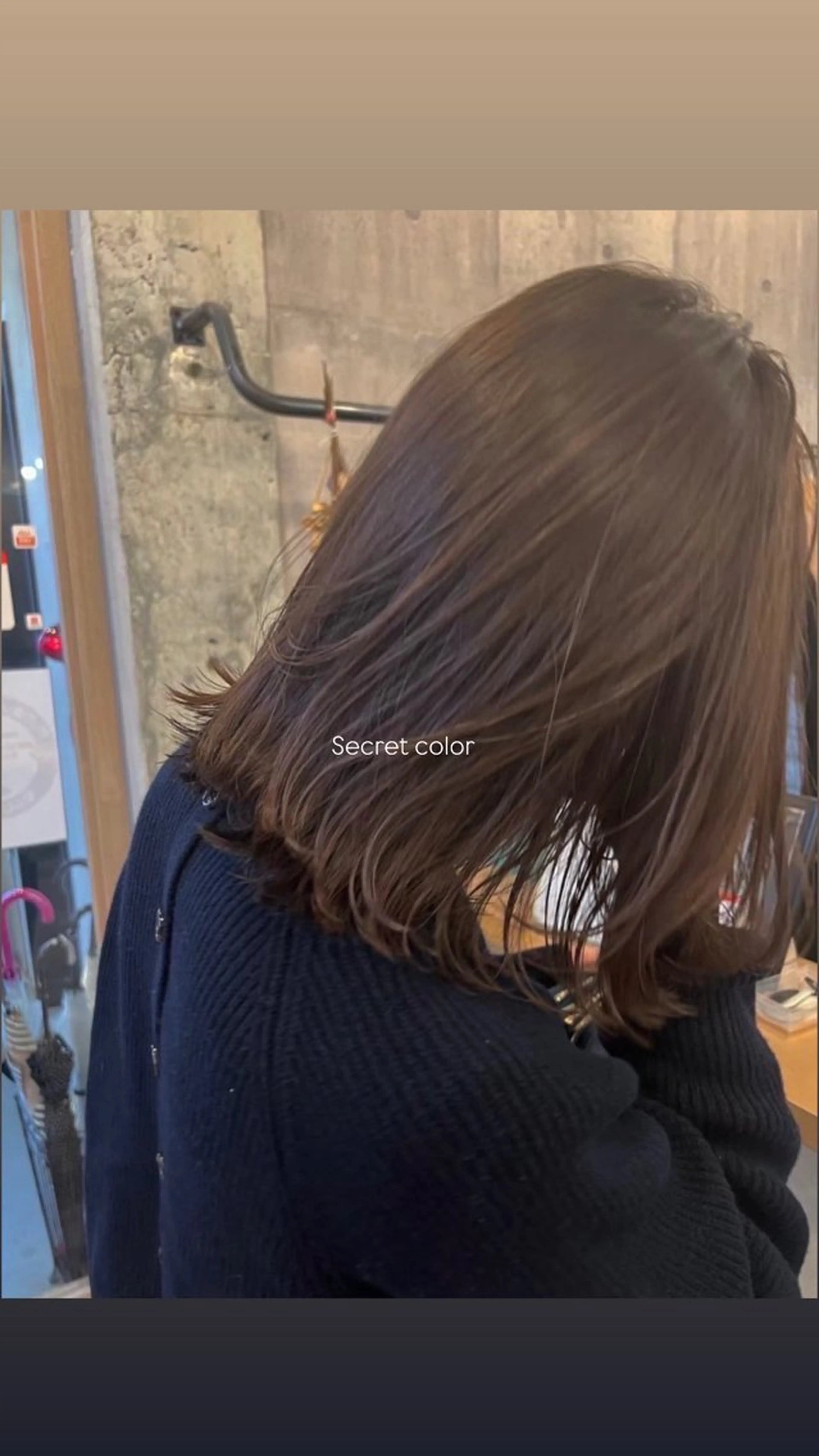 セミロング ヘアカラー be"leef.mel 【ビリーフメル】所属・beleef mel meiのヘアスタイル