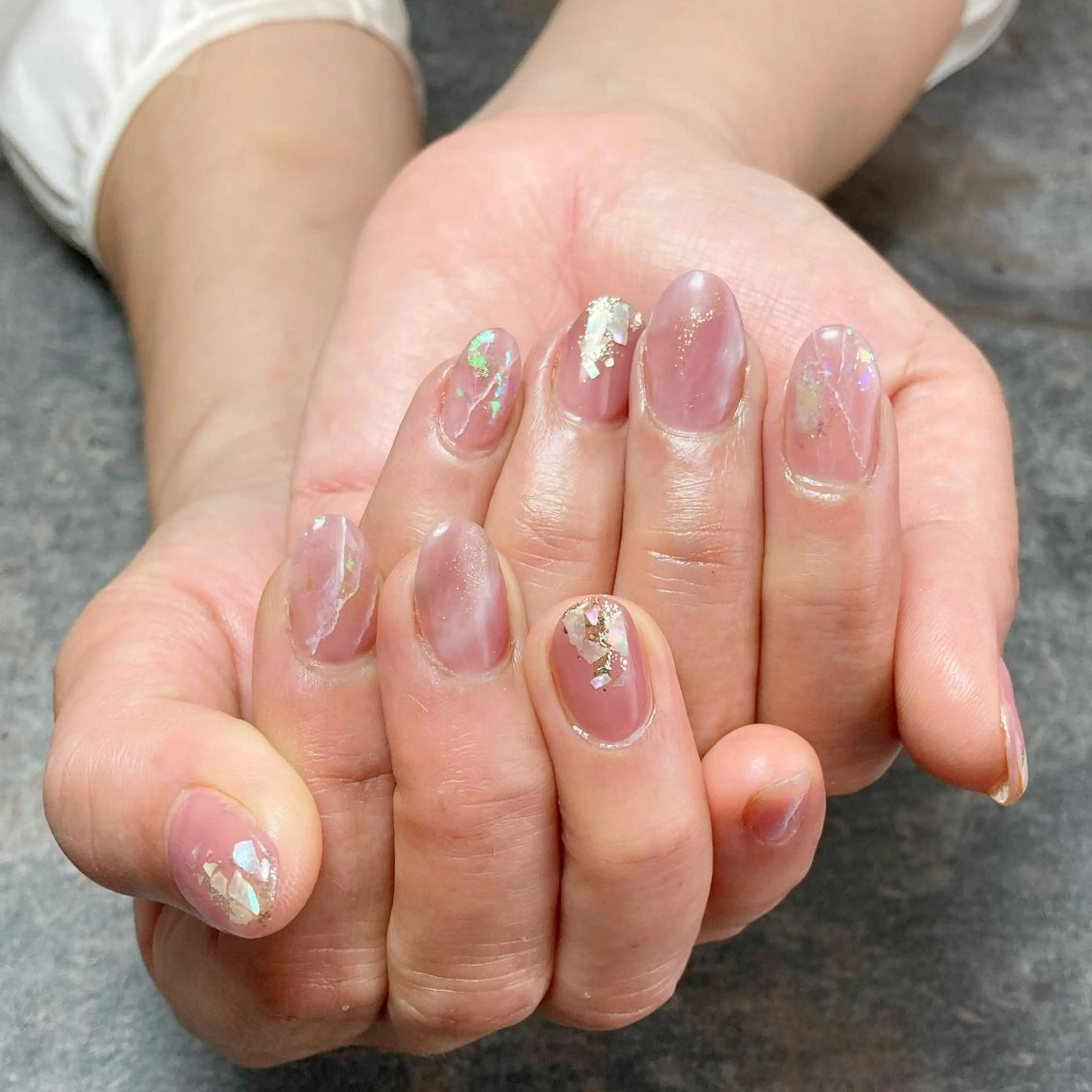 ネイル 大理石ネイル(マーブル) ハンドネイル NailSalon liberのネイルデザイン