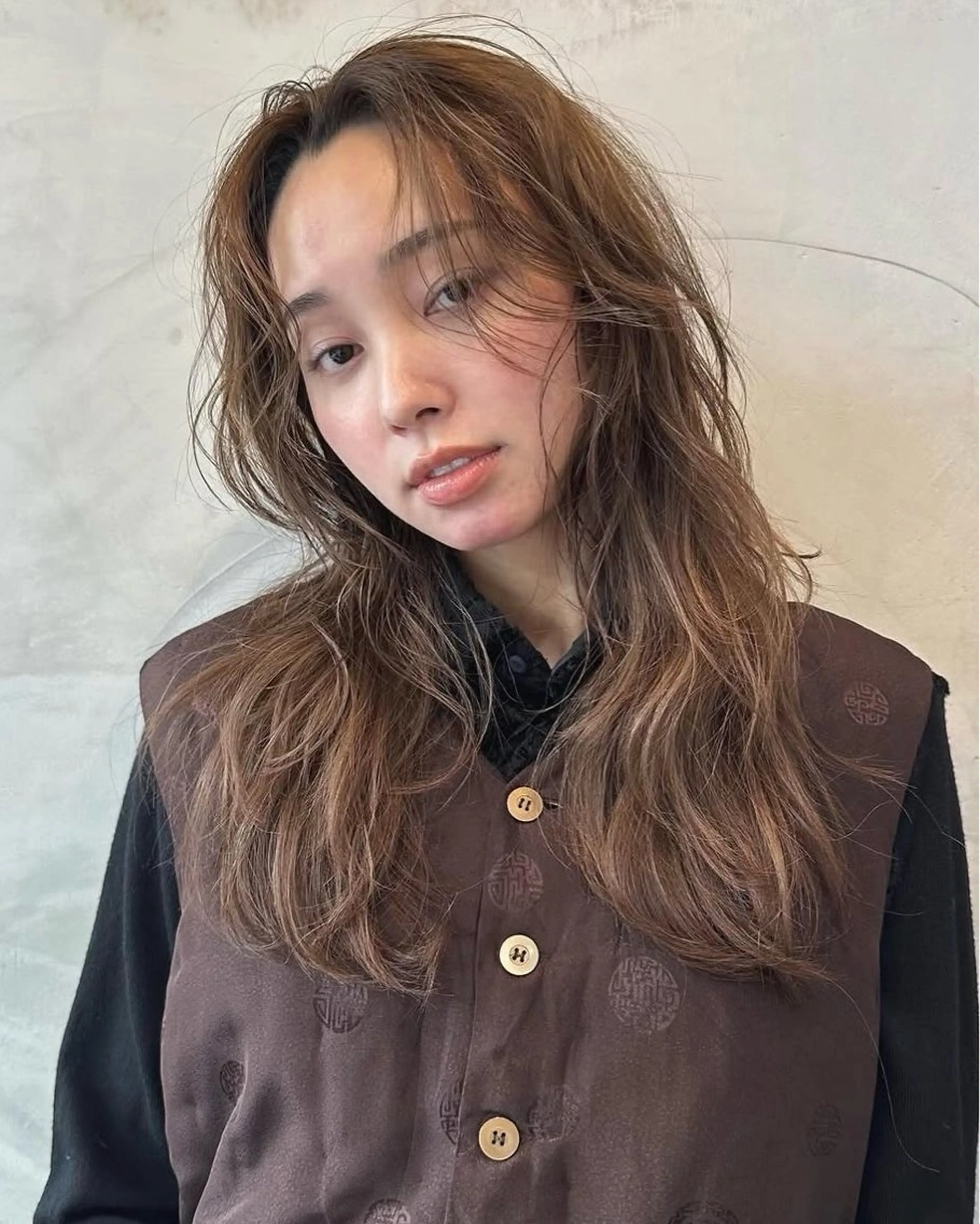 カラー ブリーチ ダブルカラー ブリーチなしカラー ヘアカラー トリートメント momo kgのヘアスタイル