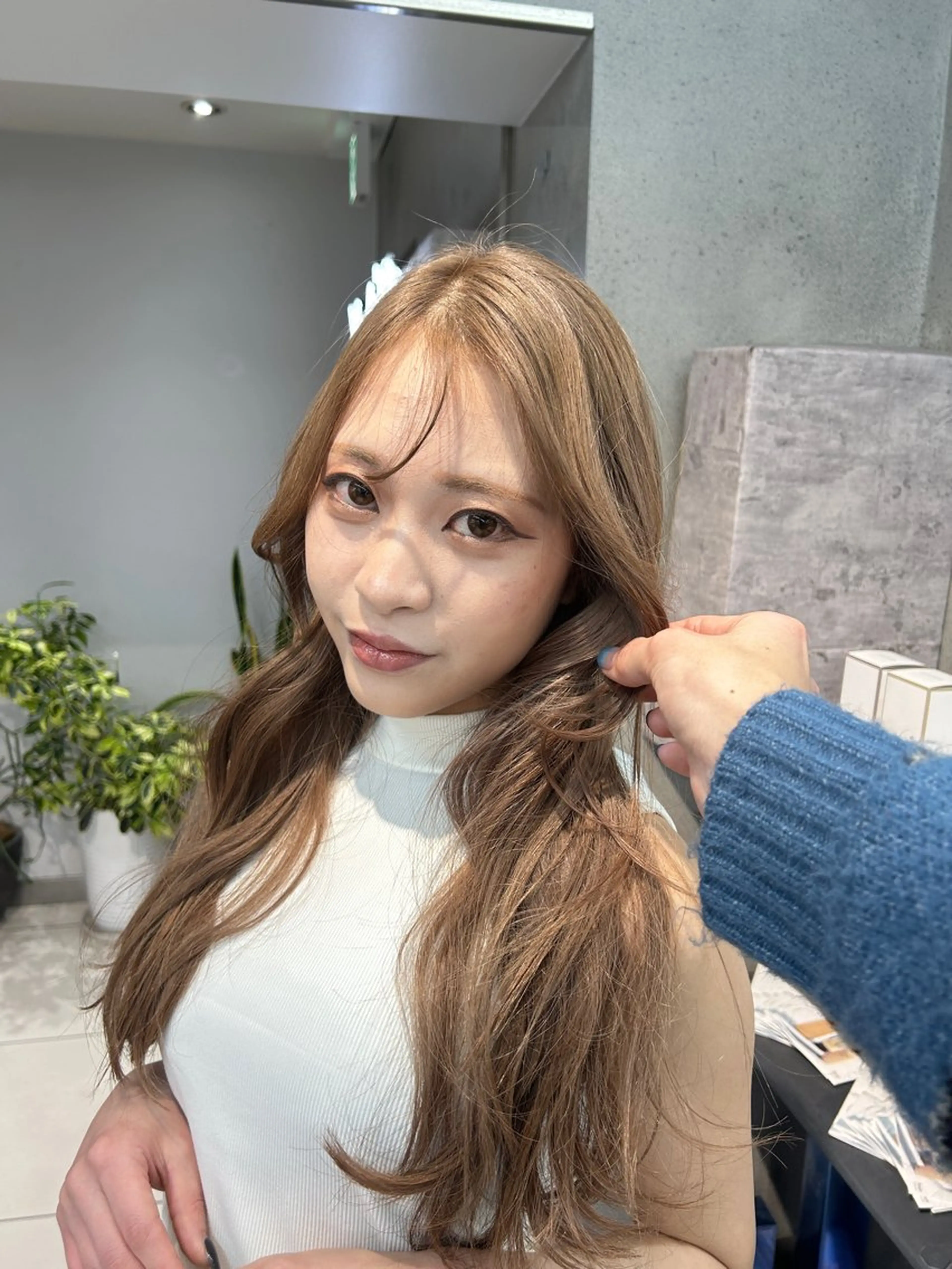 ロング くびれボブレイヤー 渋谷/kougaのヘアスタイル