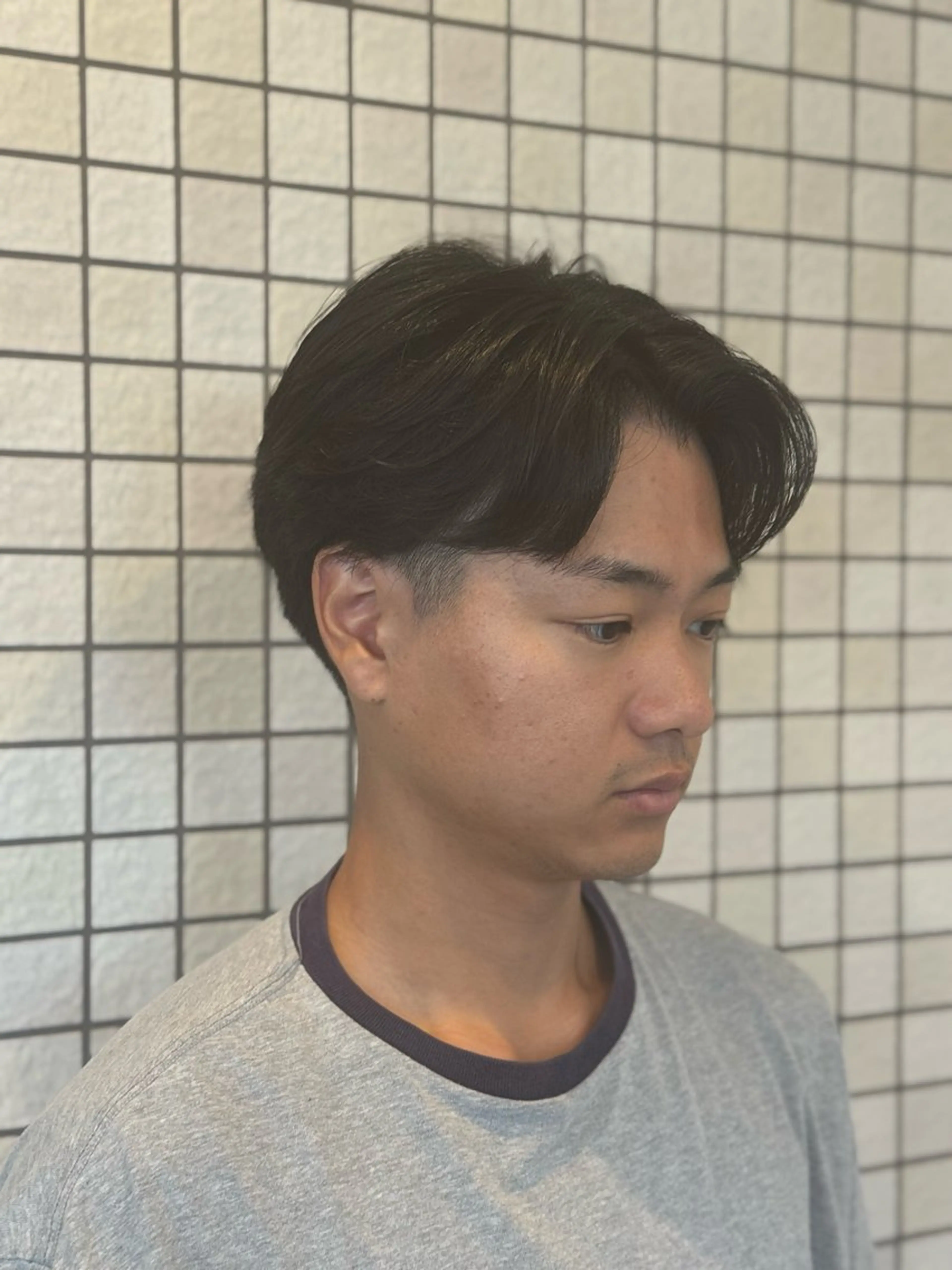 パーマ メンズ leo/ロング／ レイヤーカット⛈️のヘアスタイル