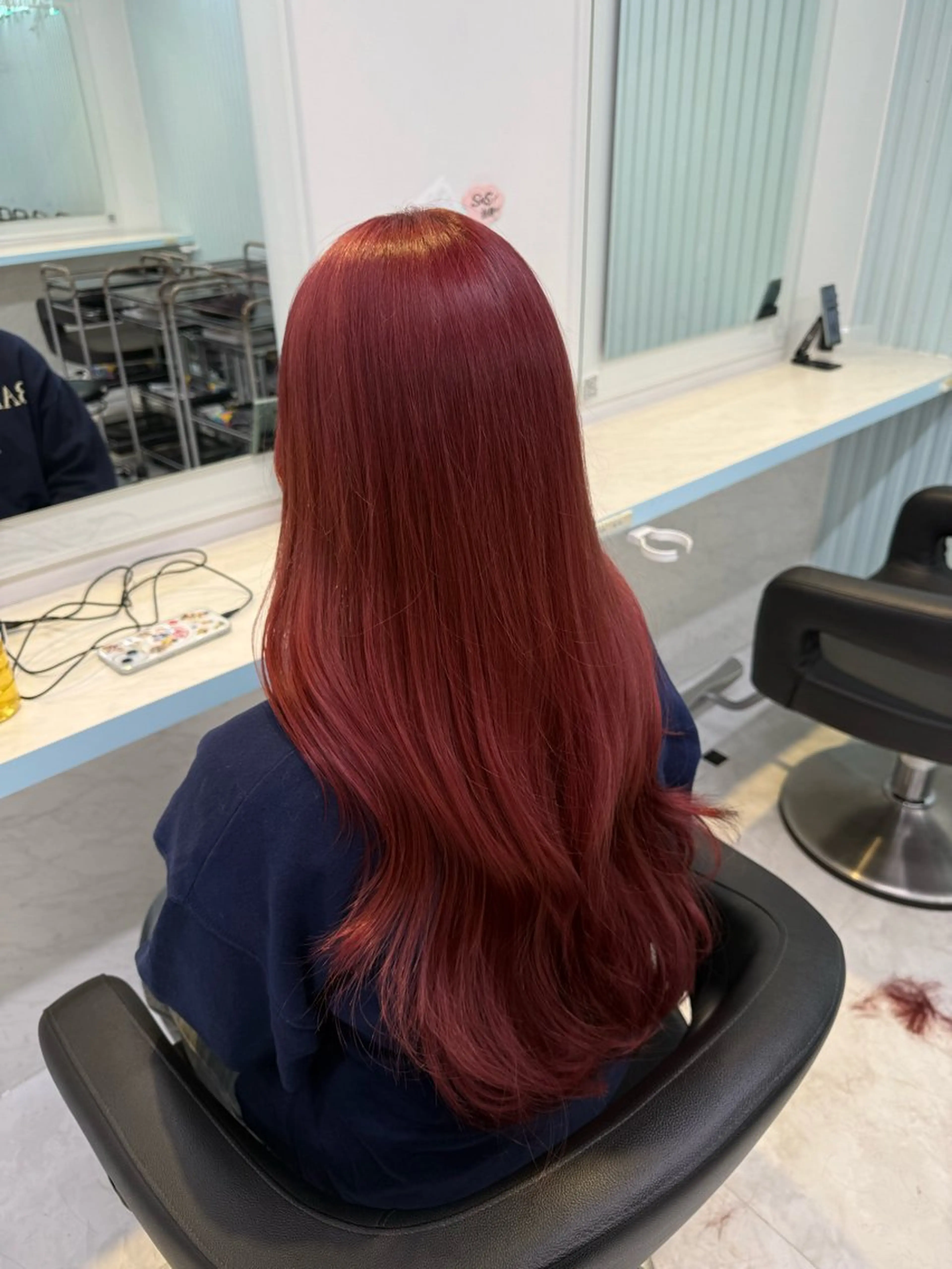 カラー ヘアカラー トリートメント ヘッドスパ ヘアセット 🇰🇷韓流暖色ヘア 🍒saaya🍒のヘアスタイル