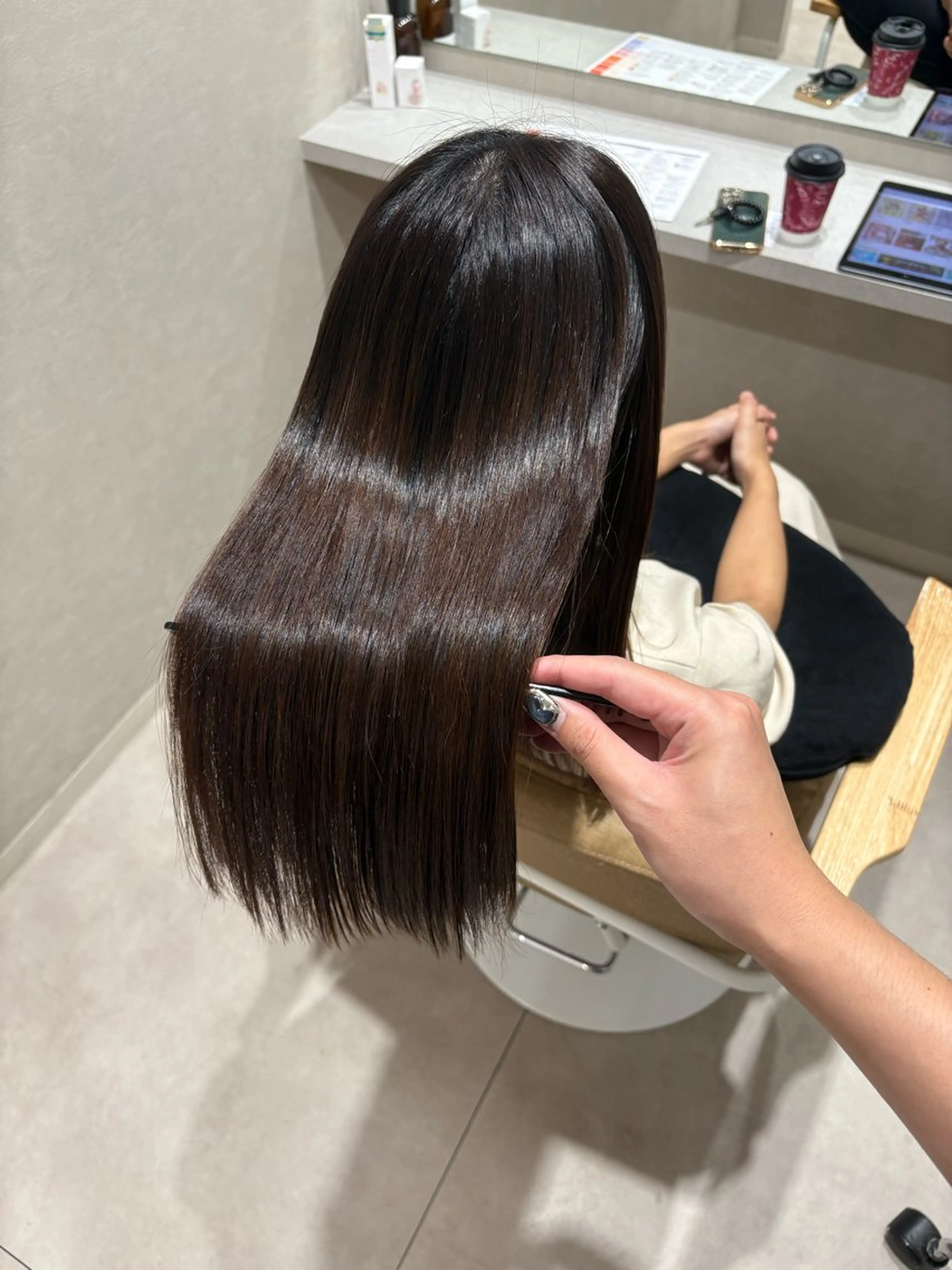 ミディアム パーマ カット 💜N°大分💜 三浦のヘアスタイル