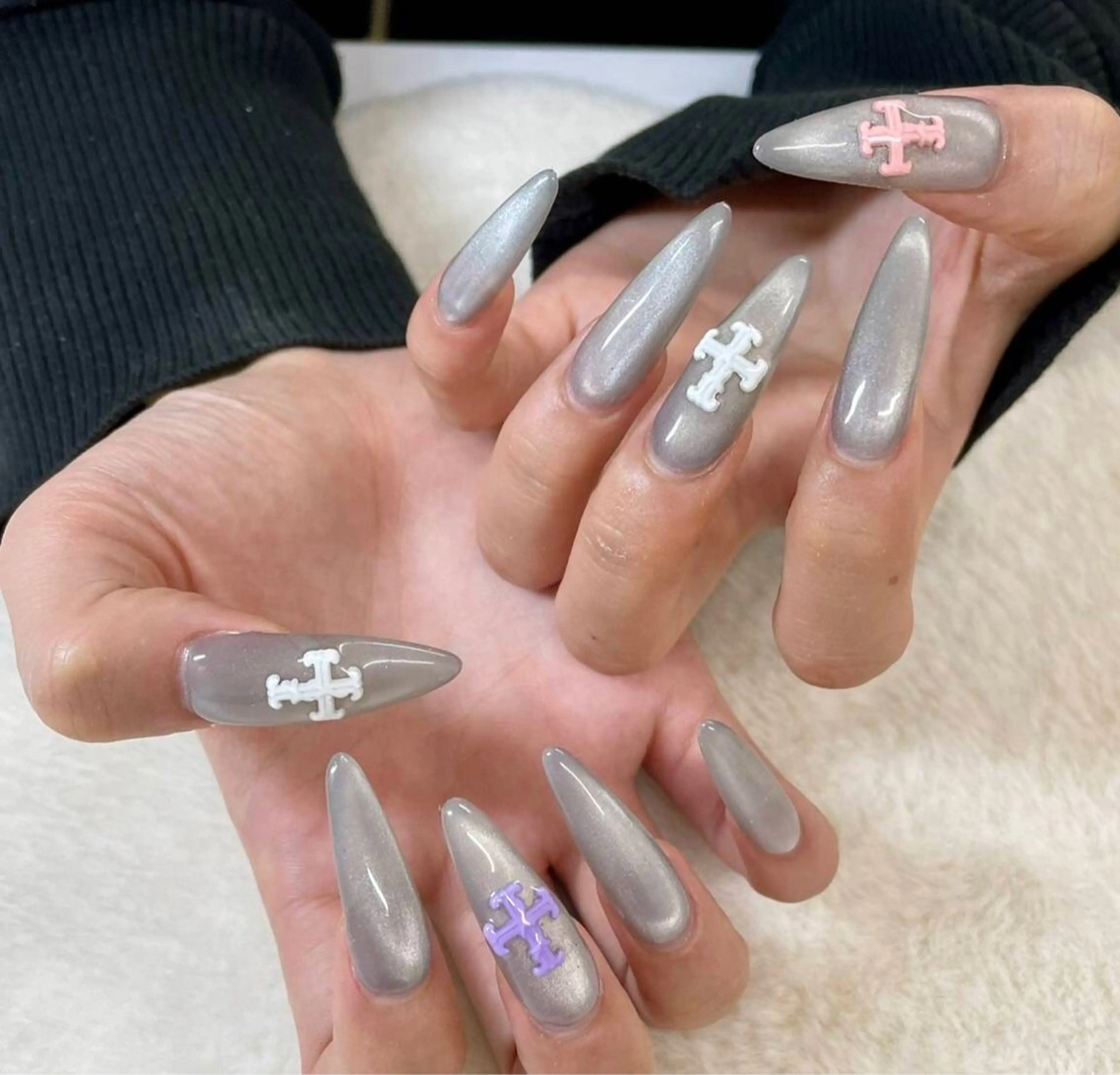 💅すら​〜​りっ長さ出し10本、ワンカラー💅¥7500の写真