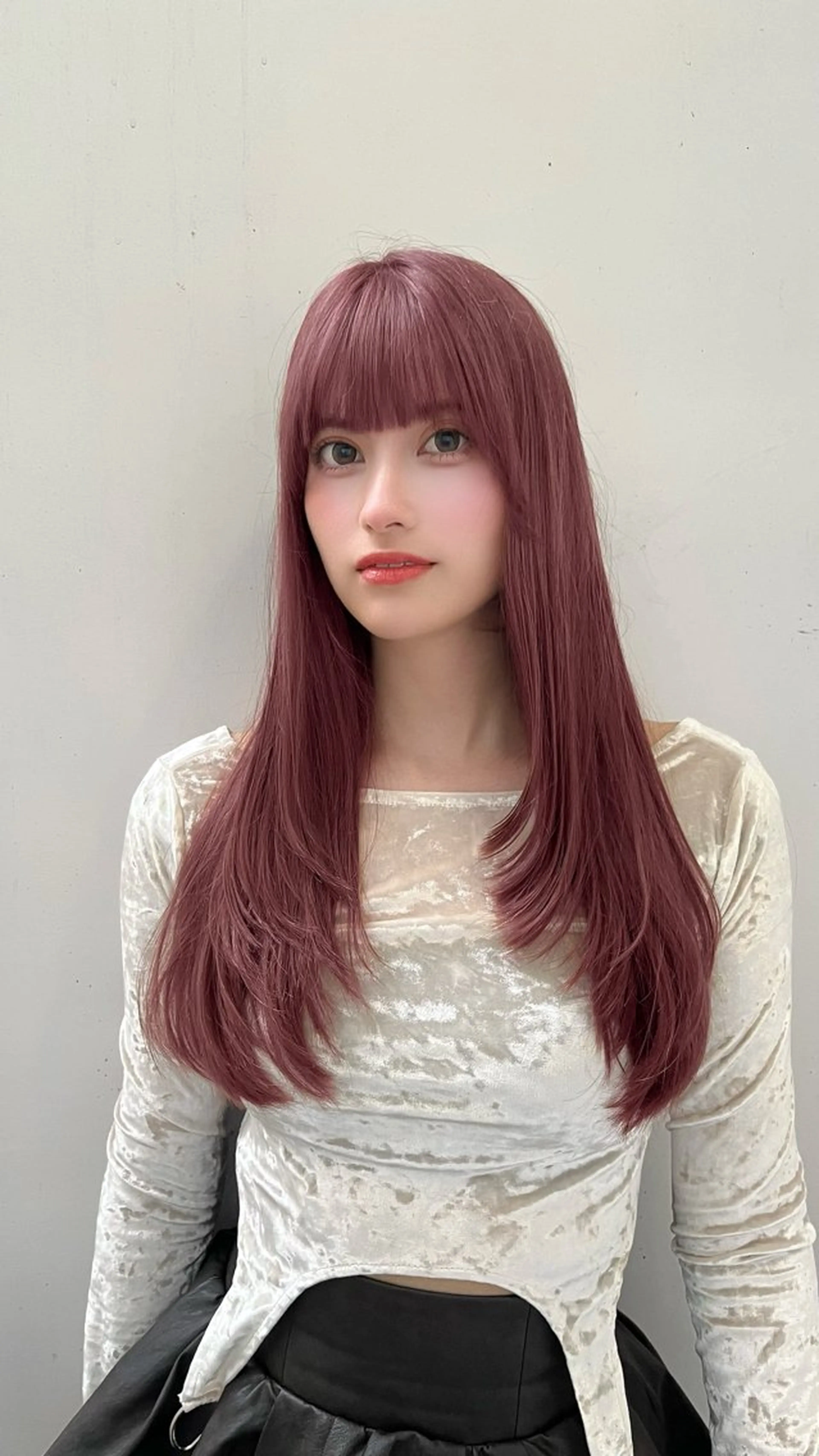 ロング カラー 柔らかい艶暖色 レイヤー🫧姫汝のヘアスタイル